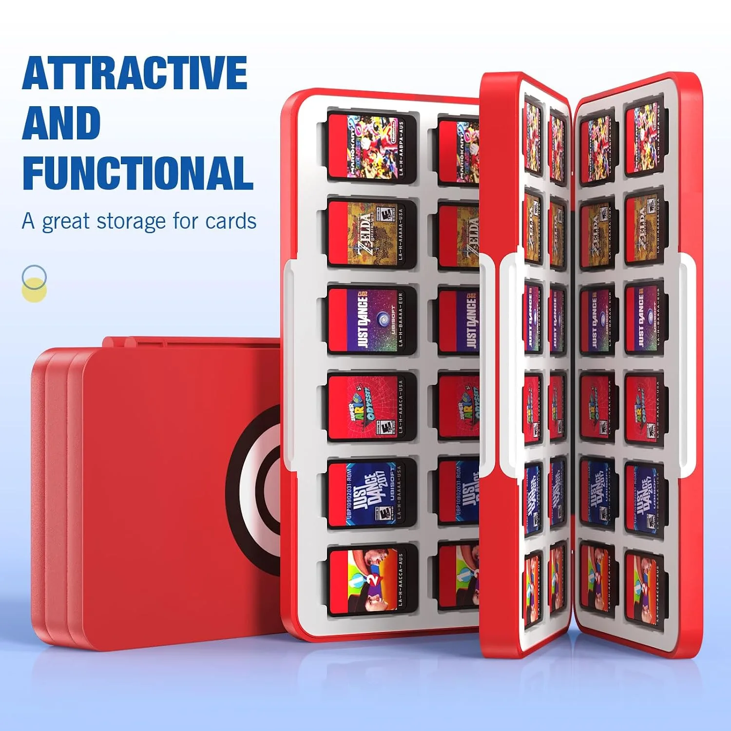MoKo 48 Game Card Case Compatible with Nintendo Switch 2/Switch OLED/Lite