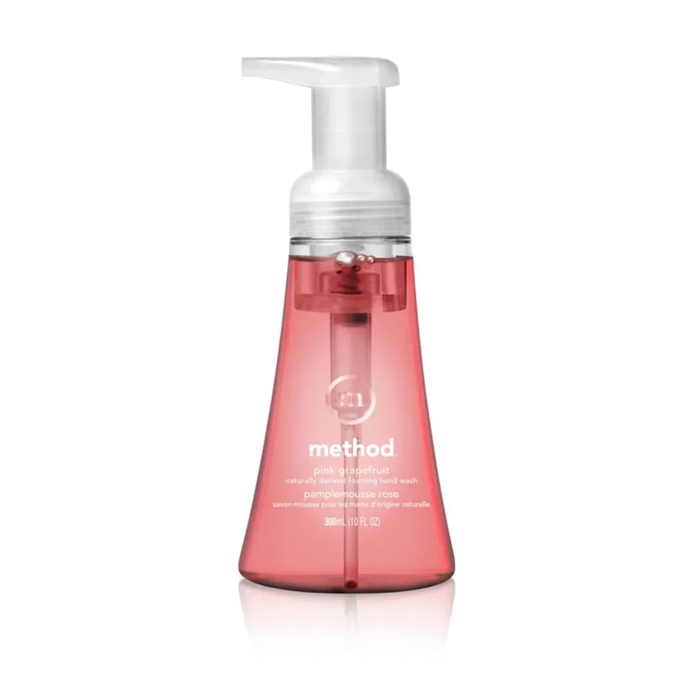 Method Foaming Hand Soap, Pink Grapefruit, 10 Fl Oz (Pack of 6)