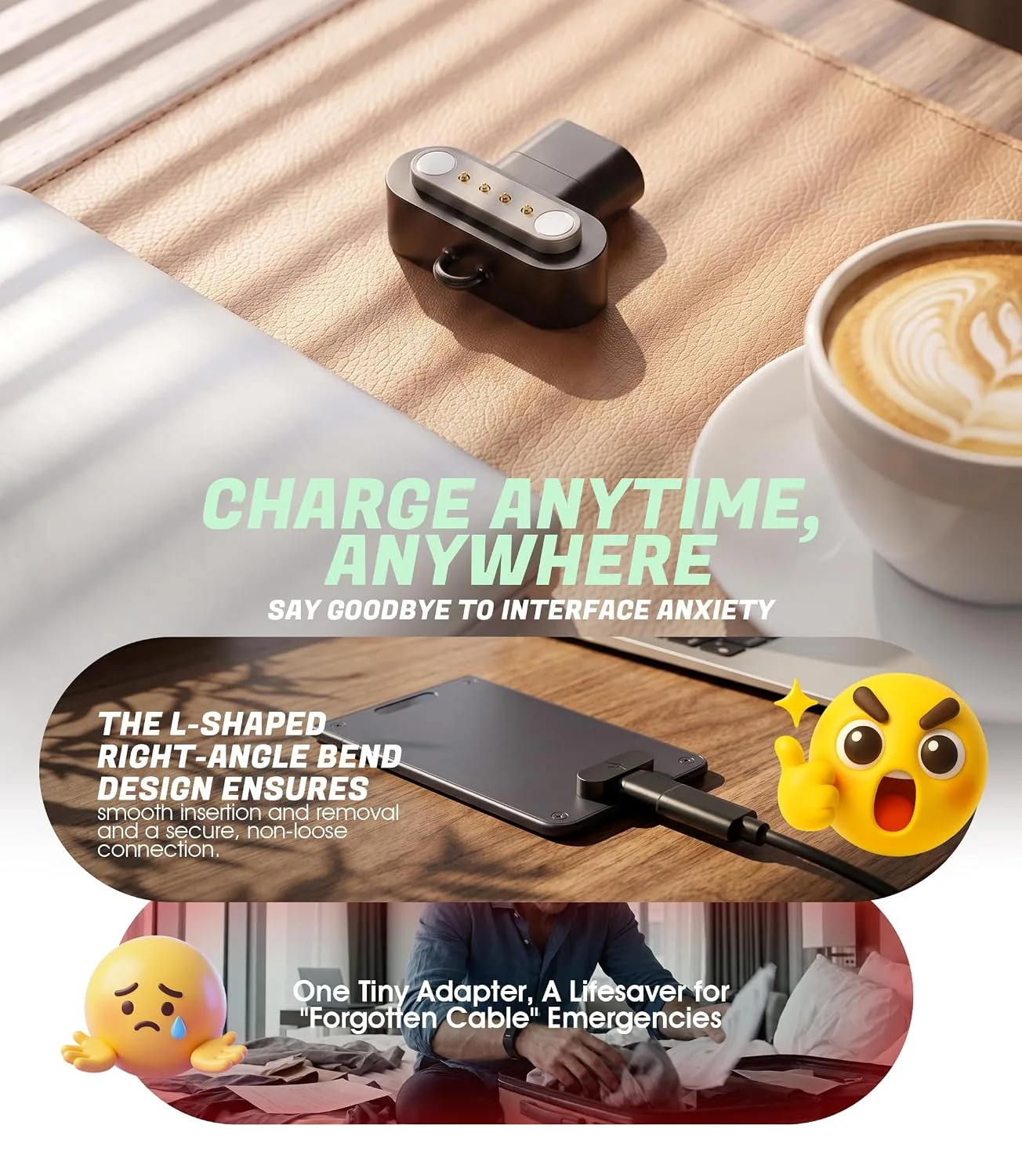 USB C Adapter Compatible for Plaud Note/Plaud Note Pro Recorder