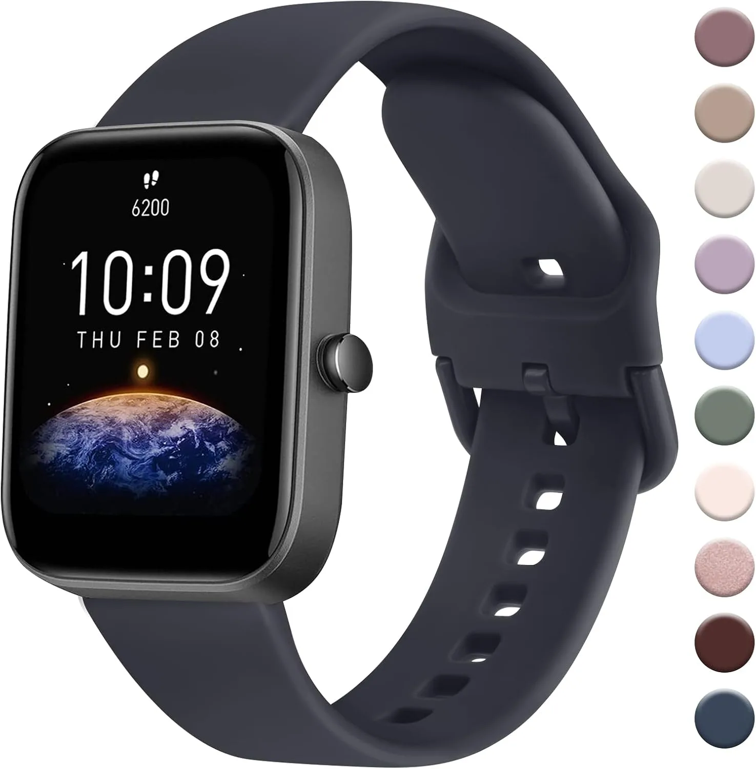 AK Band for Amazfit GTS 4 / GTS 4 Mini / GTS 3 / GTS 2 / GTS 2e / GTS 2 mini / GTS / GTR mini Bands, 20mm Soft Replacement Sport Strap for Amazfit Bip 3 / Bip 3 Pro / Bip U Pro / Bip / Bip Lite / Bip S / Bip S lite / Bip U Smart Watch Women Men