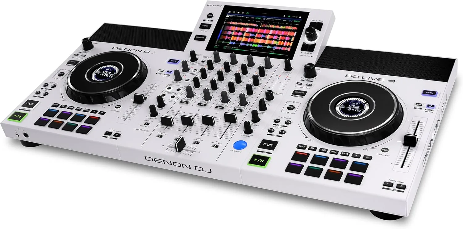 Denon DJ SC LIVE 4 Standalone DJ Controller White