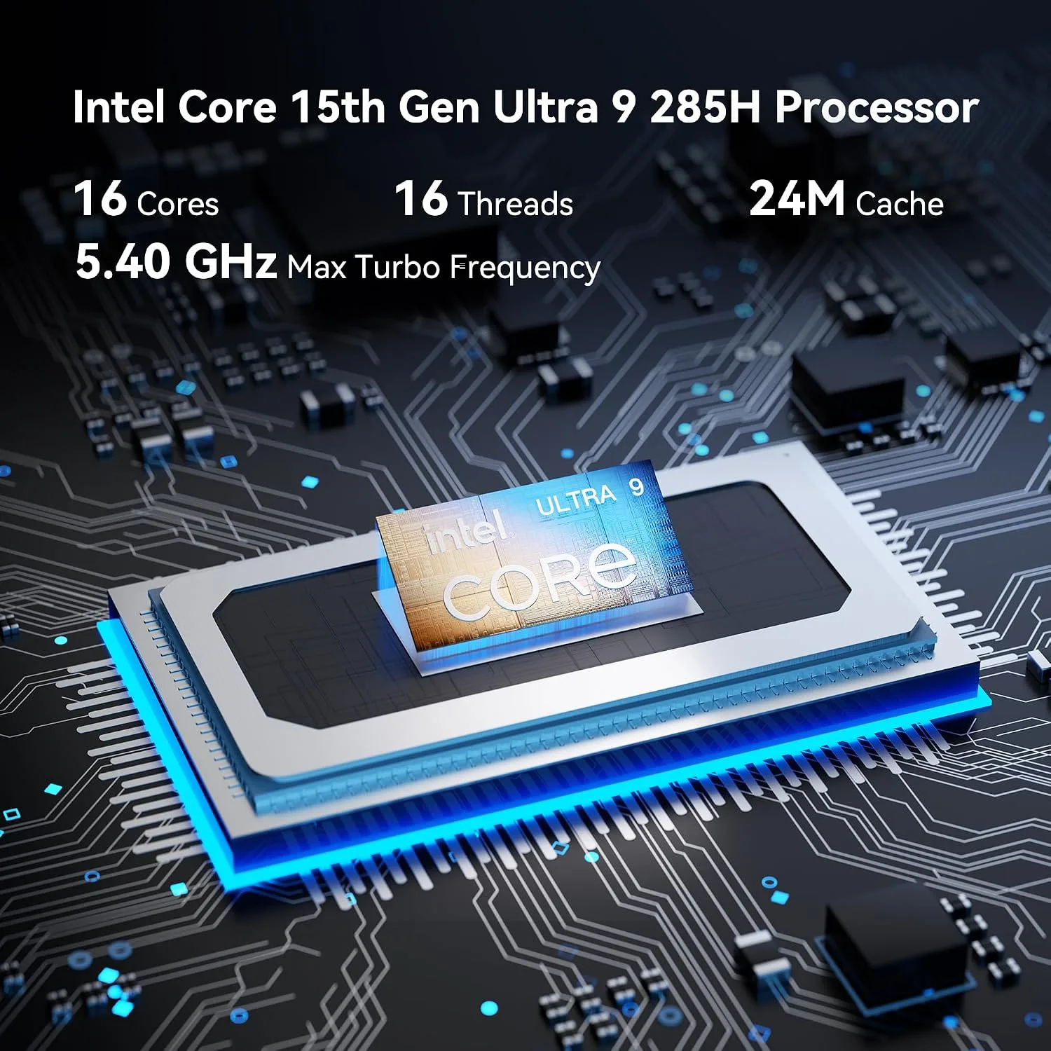 GEEKOM IT15 AI Mini PC, Intel Ultra 9 285H(99 Tops) | 32GB DDR5, 1TB SSD