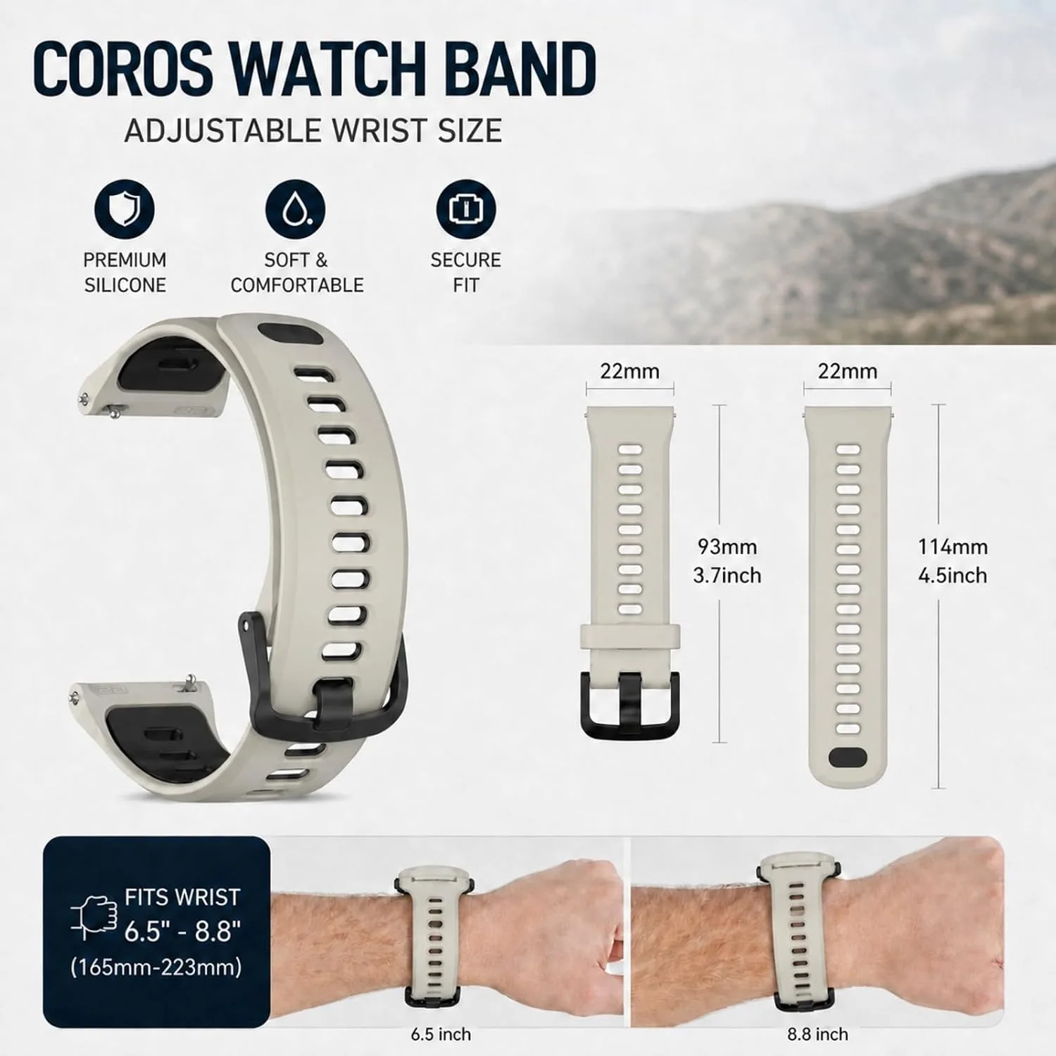 Watch Band for COROS PACE 3/PACE 4/PACE Pro