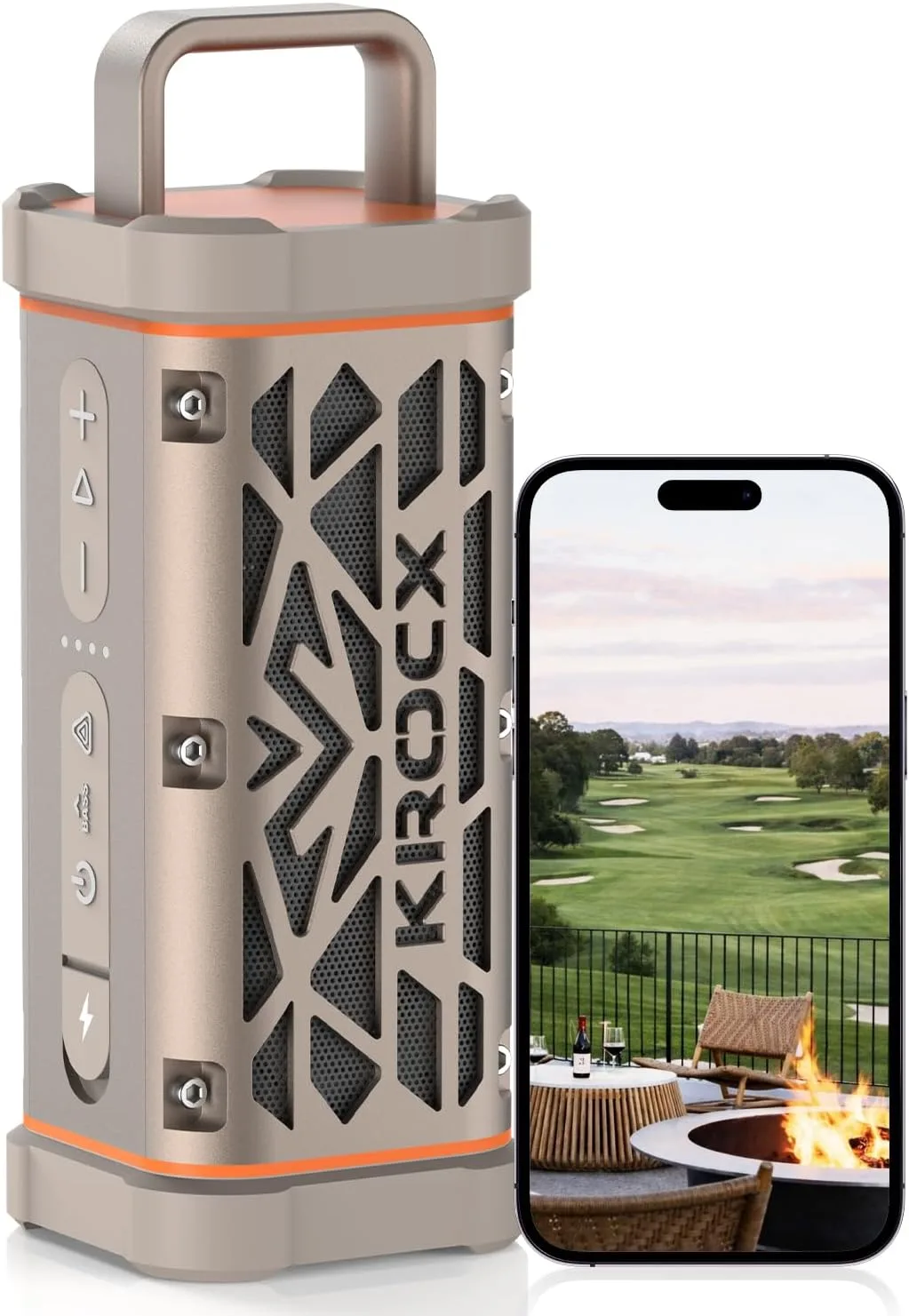TRAVOR Premium Magnetic Bluetooth Speaker for Patio, Boat & Outdoor