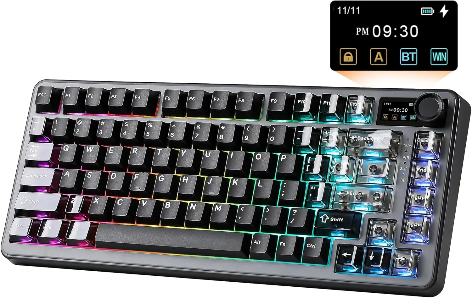 Teclado Gamer Mecánico Yunzii B75 Pro Max Wireless