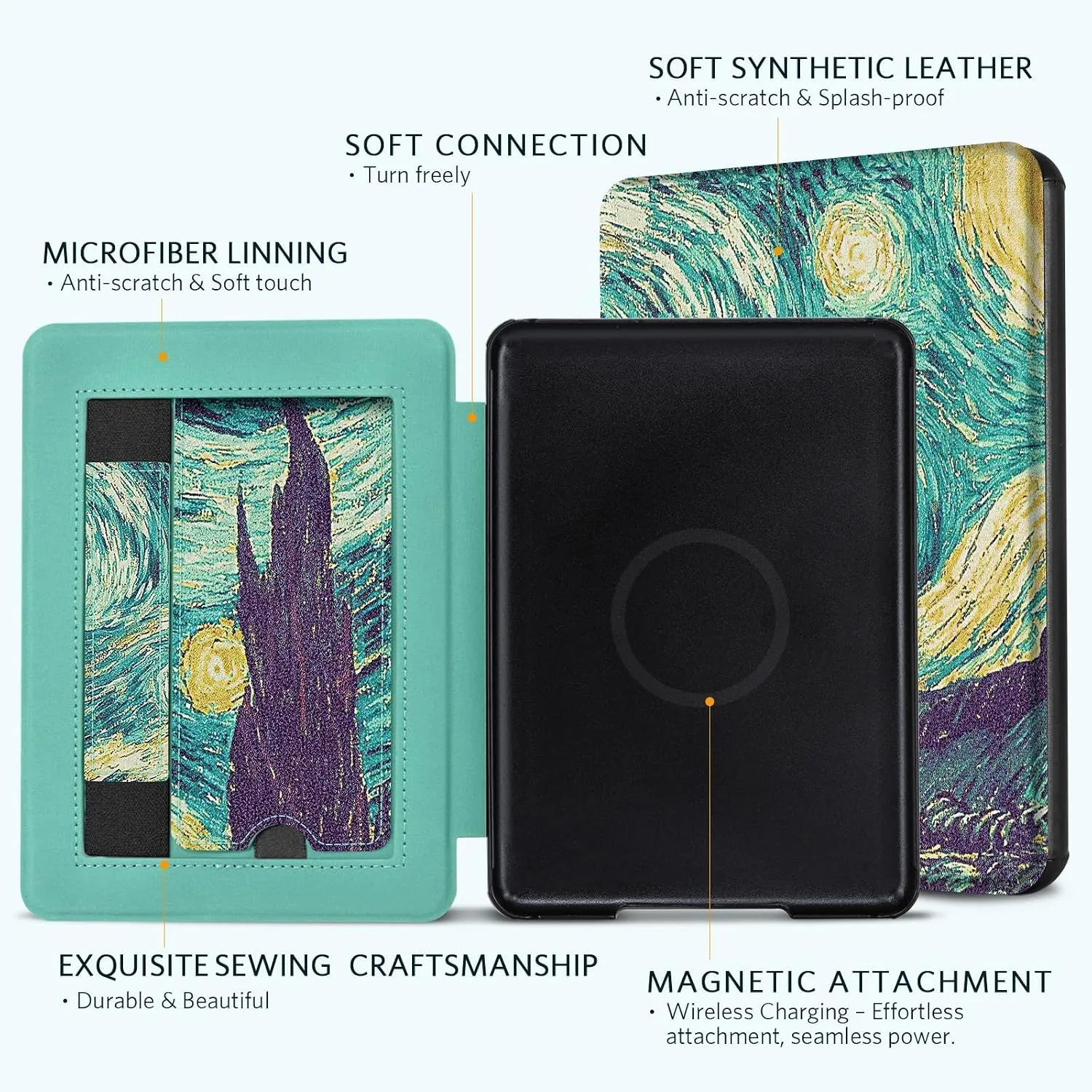 CoBak Case for 7" Kindle Paperwhite 12th Gen 2024 and Kindle Colorsoft