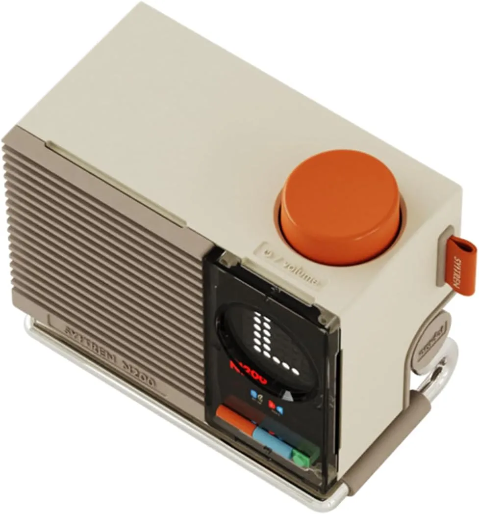 syitren N200 Retro Bluetooth Speaker,Portable Wireless,Desktop Decor,White