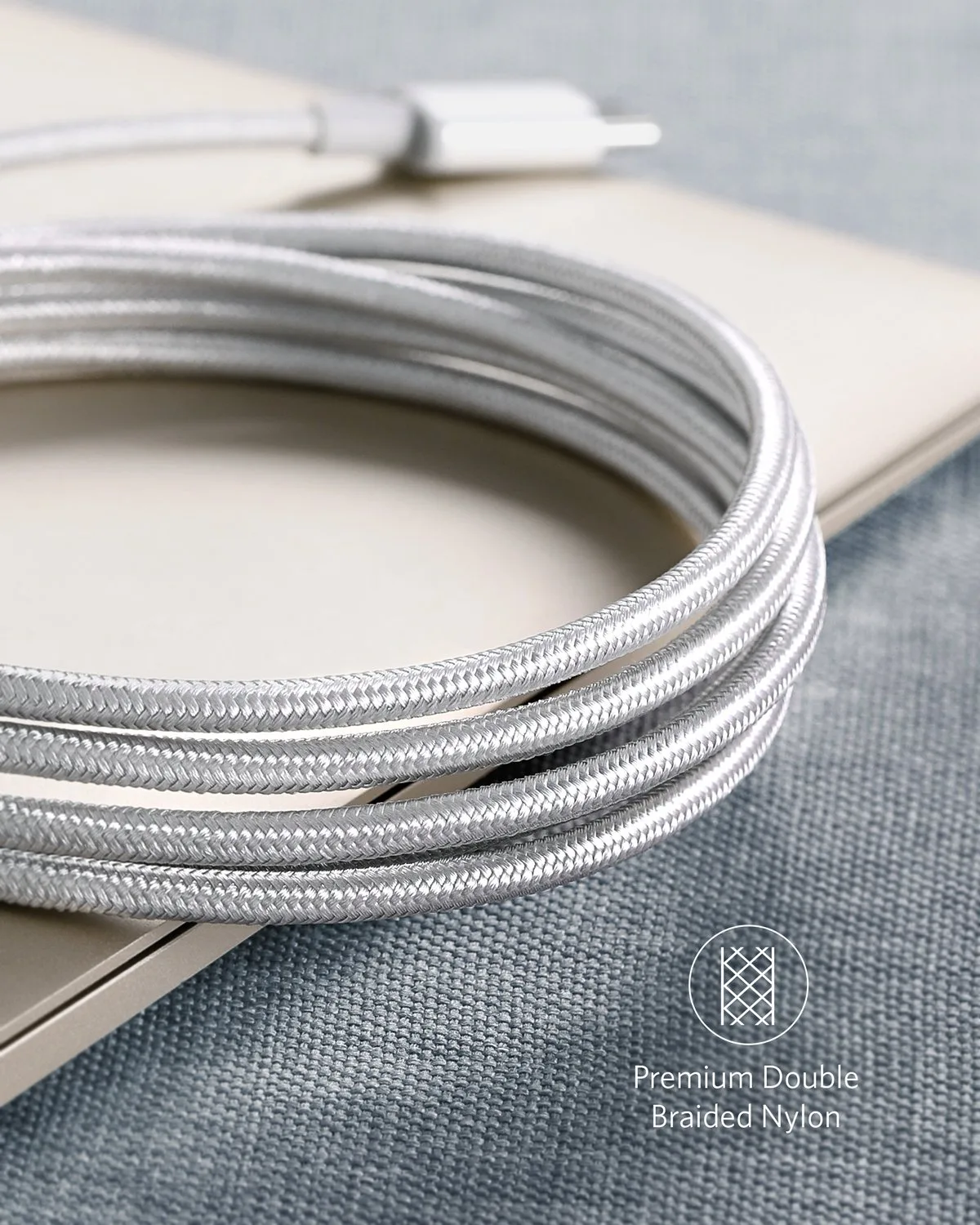 Anker USB A to USB C Cable, USB to USB C Cable (2-Pack, 6 ft, Silver)