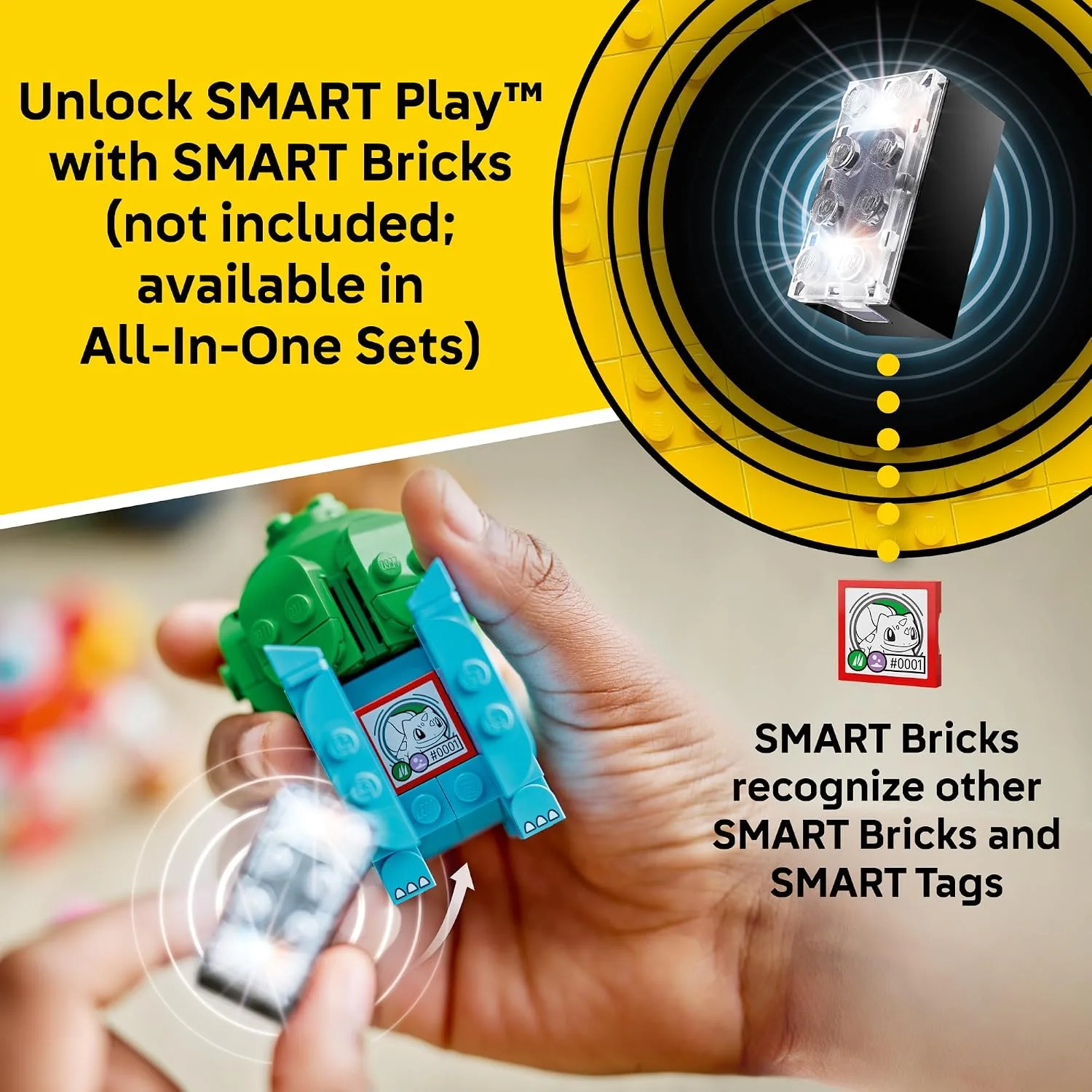 LEGO Pokémon SMART Play: Berry Bash with Bulbasaur and Bidoof 72155