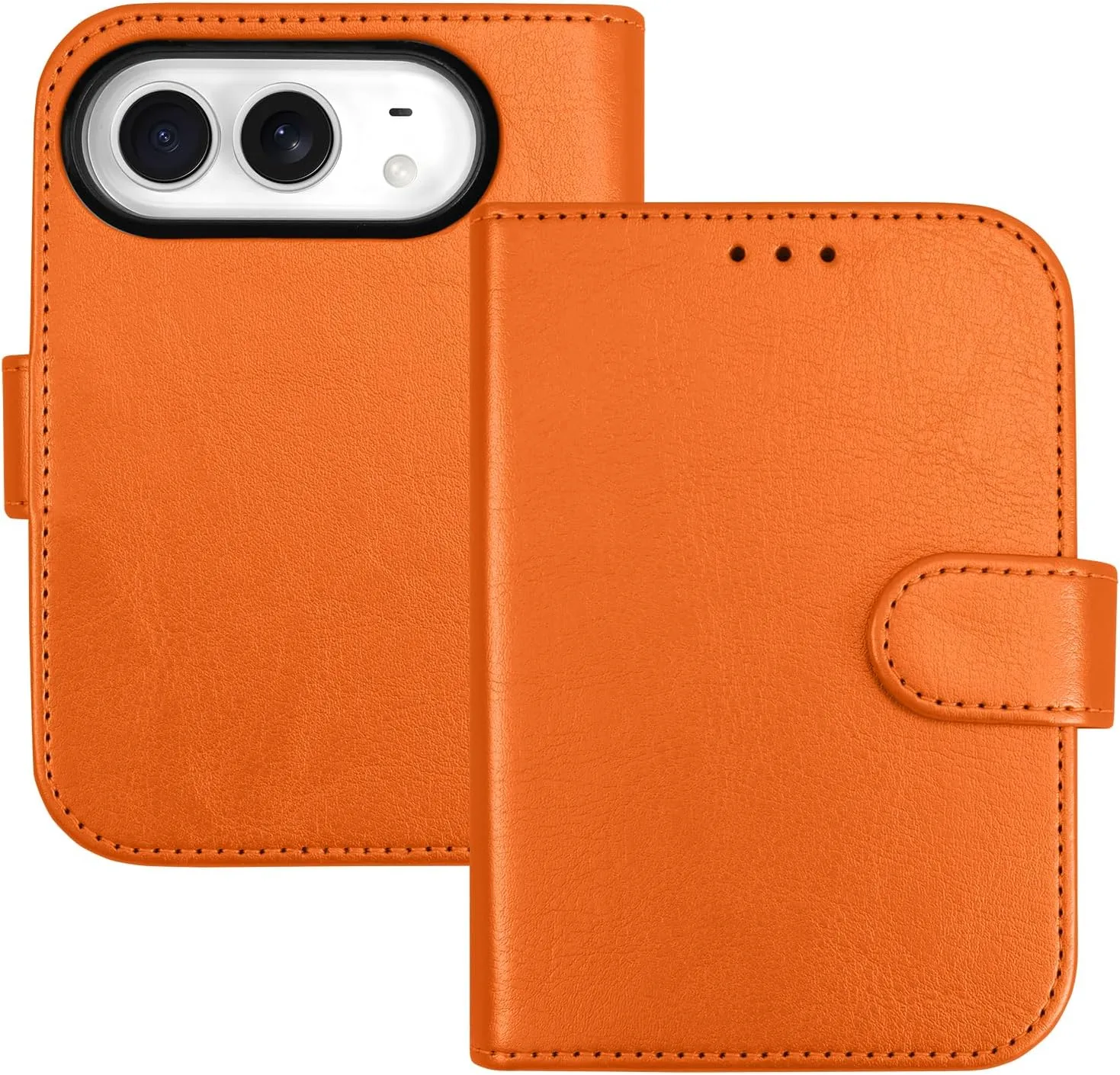 Funda billetera para iPhone Aidvaia Duo Naranja