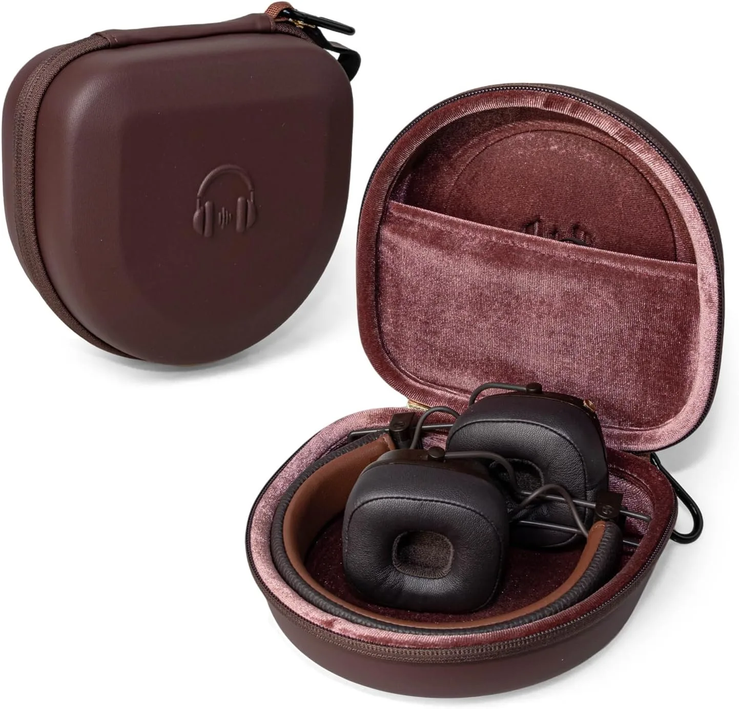 Compact Headphone Case for JBL Tune 520BT / 510BT / JR 320BT, Brown