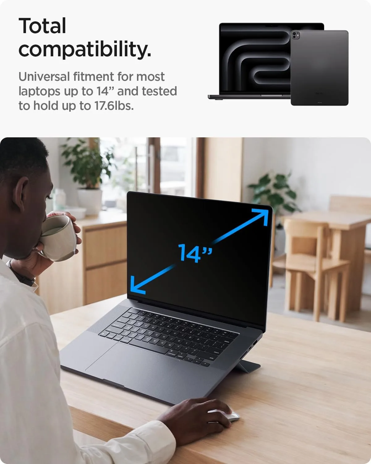 Spigen Slim Fold Portable Laptop Stand Foldable