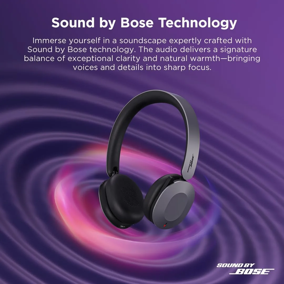 Lenovo ThinkPad Dual Mode Wireless ANC Foldable Headset 8550 (Aura Edition) – Sound by Bose, AI Noise Cancelling Mic, Microsoft Teams Certified, Bluetooth 5.3, USB-C Receiver, Grey