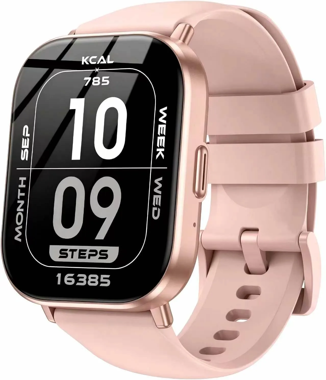 Smart Watch for Men Women, 2.01" HD Fitness Tracker with Heart Rate and Sleep Monitor, Bluetooth Calls & Notifications, 120+ Sport Modes, IP67 Waterproof, Compatible with Android & iOS, Pink
