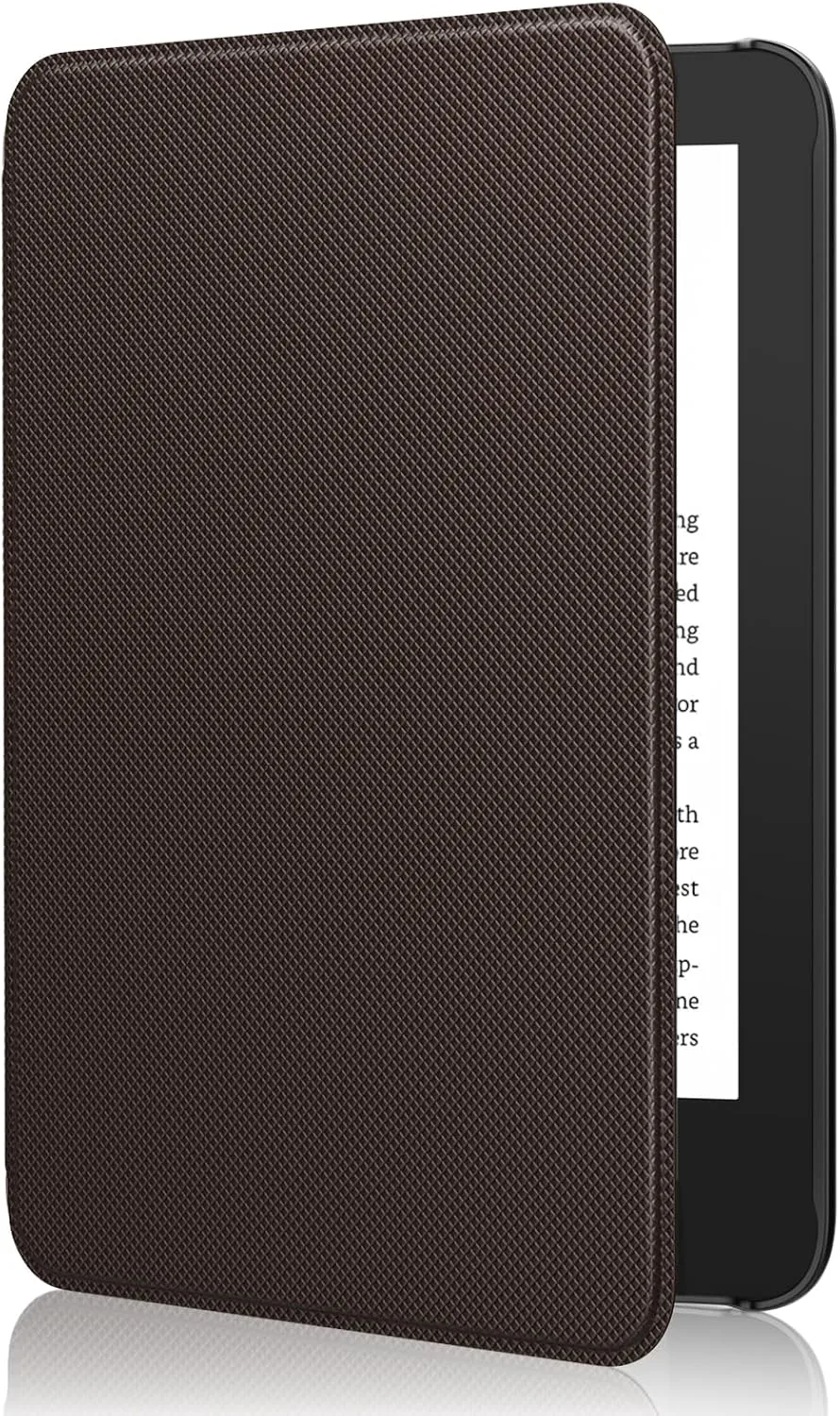 MoKo Case for 6" Amazon Kindle Basic 11th Gen 2024/2022, Dark Coffee