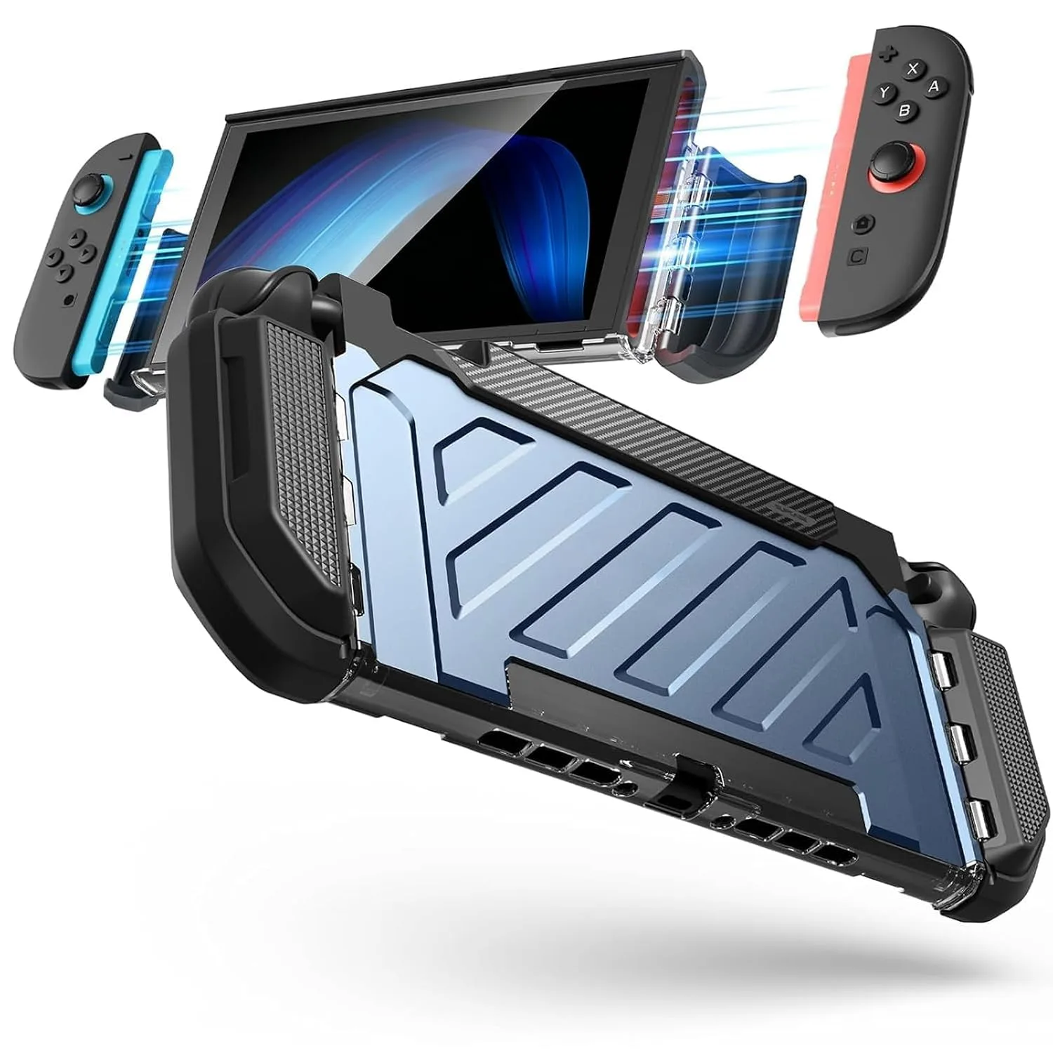 SUPCASE for Nintendo Switch 2 Case 2025, Joy Con Remove Friendly, Blue