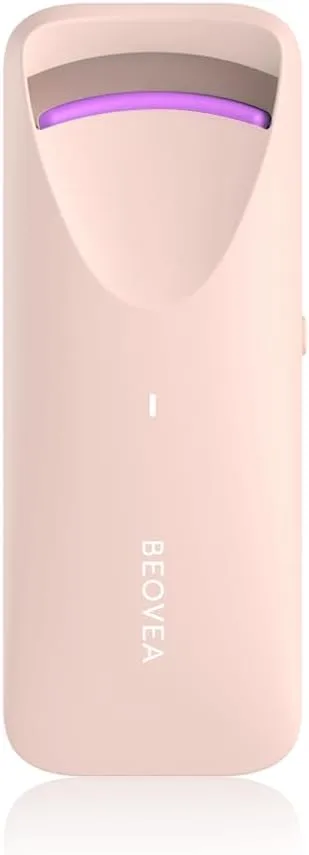 Heated Eyelash Curler - Electric Eyelash Curler with Heat Sensitive Silicone Pad, Type-C Rechargeable Mini Lash Curler, 8s Fast Heating 24hrs Long Lasting Lash Lift to Style Natural Eyelashes