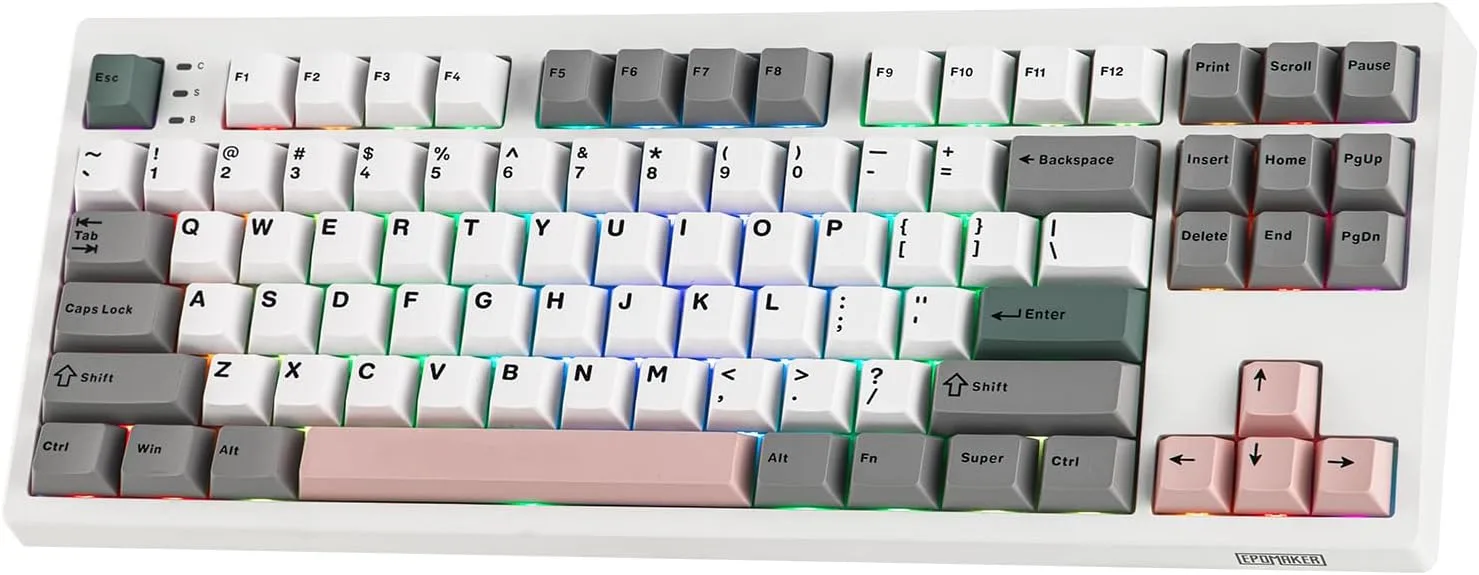 EPOMAKER TH87 Wireless Mechanical Keyboard with 10000mAh Battery