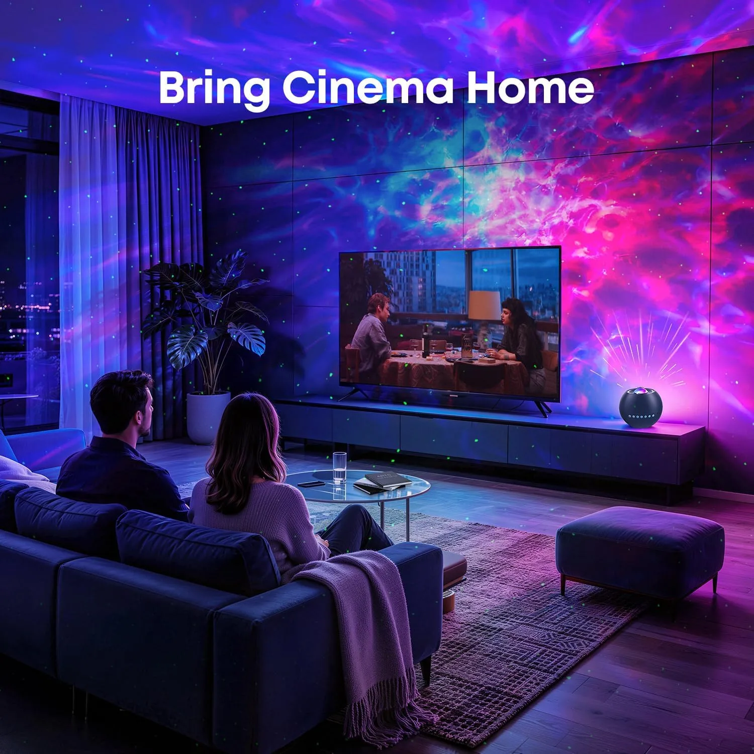One Fire 360 Game Lights Galaxy Projector Gaming Accessories Gaming Room Decor Green Star Bluetooth Speaker+15 White Noise Man Cave Accessories Cool Gifts for Men Birthday Gift Cool Stuff for Teen Boy