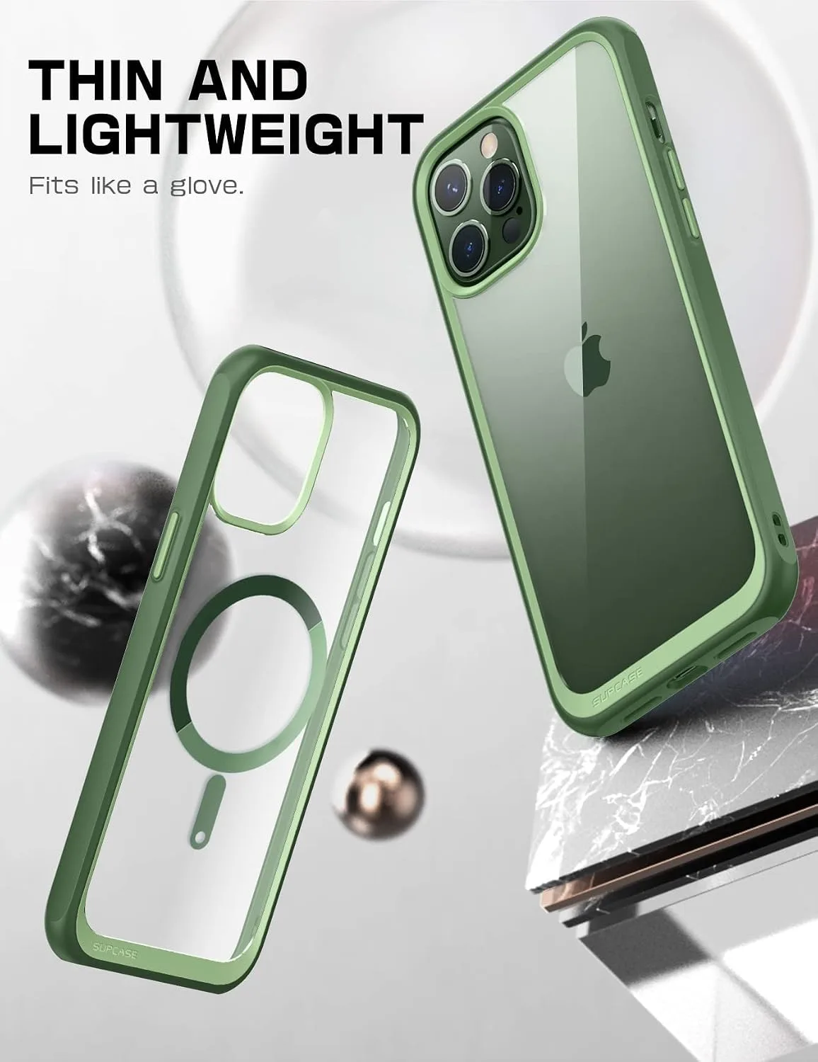 SUPCASE for iPhone 13 Pro Case, Compatible with MagSafe, Cerulean