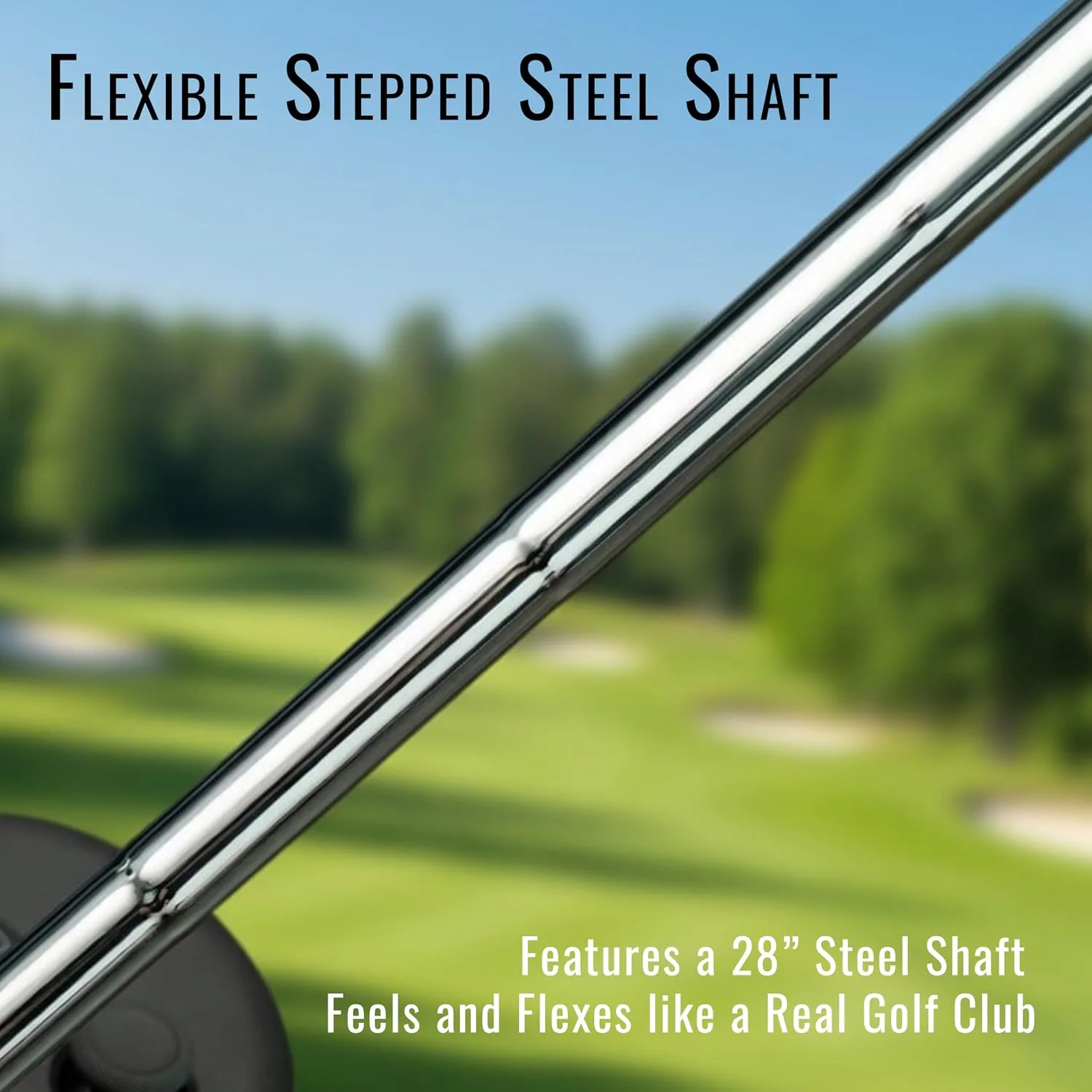 DeadEyeVR - DriVR Elite Chrome - Golf Club for Quest - Realistic VR Golf Simulator Handle - Weighted VR Golf Club Grip for Enhanced Play