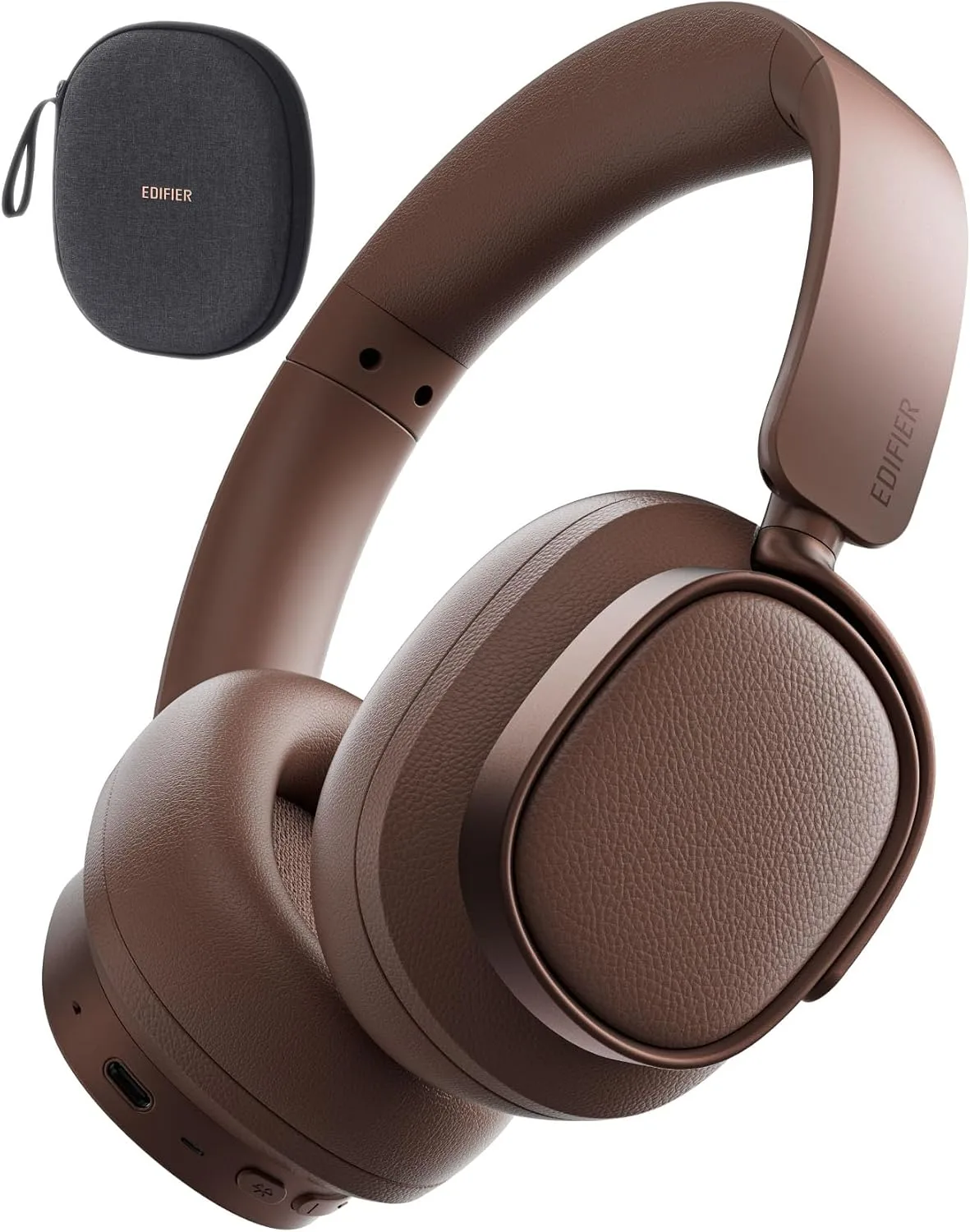 Edifier ES850NB Active Noise Cancelling Over-Ear Headphones, Brown