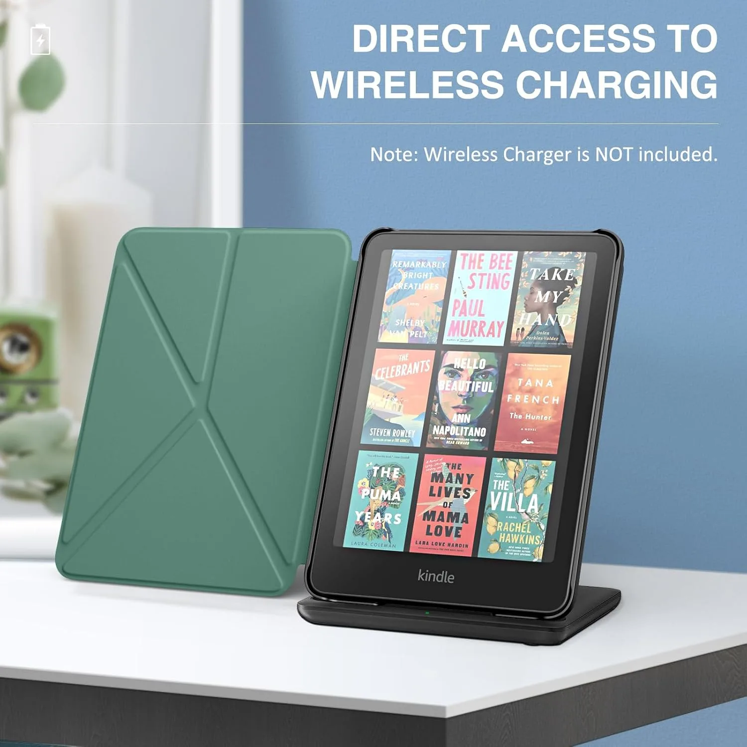 MoKo Case for 7" Kindle Paperwhite 12th Generation 2025/2024, Jade Green