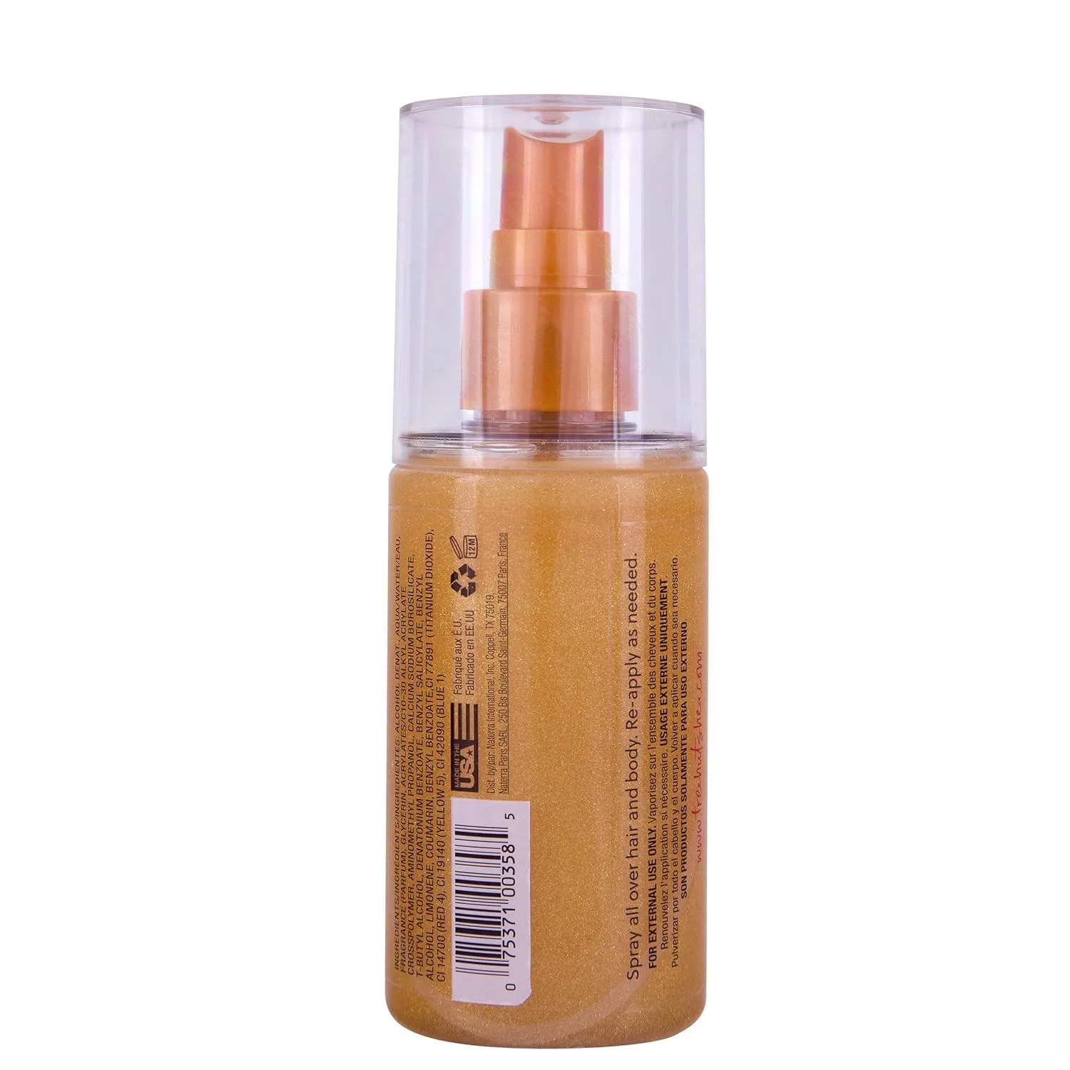 Tree Hut Tropic Glow Hair & Body Mist, Body Spray, 5.2 Fl Oz