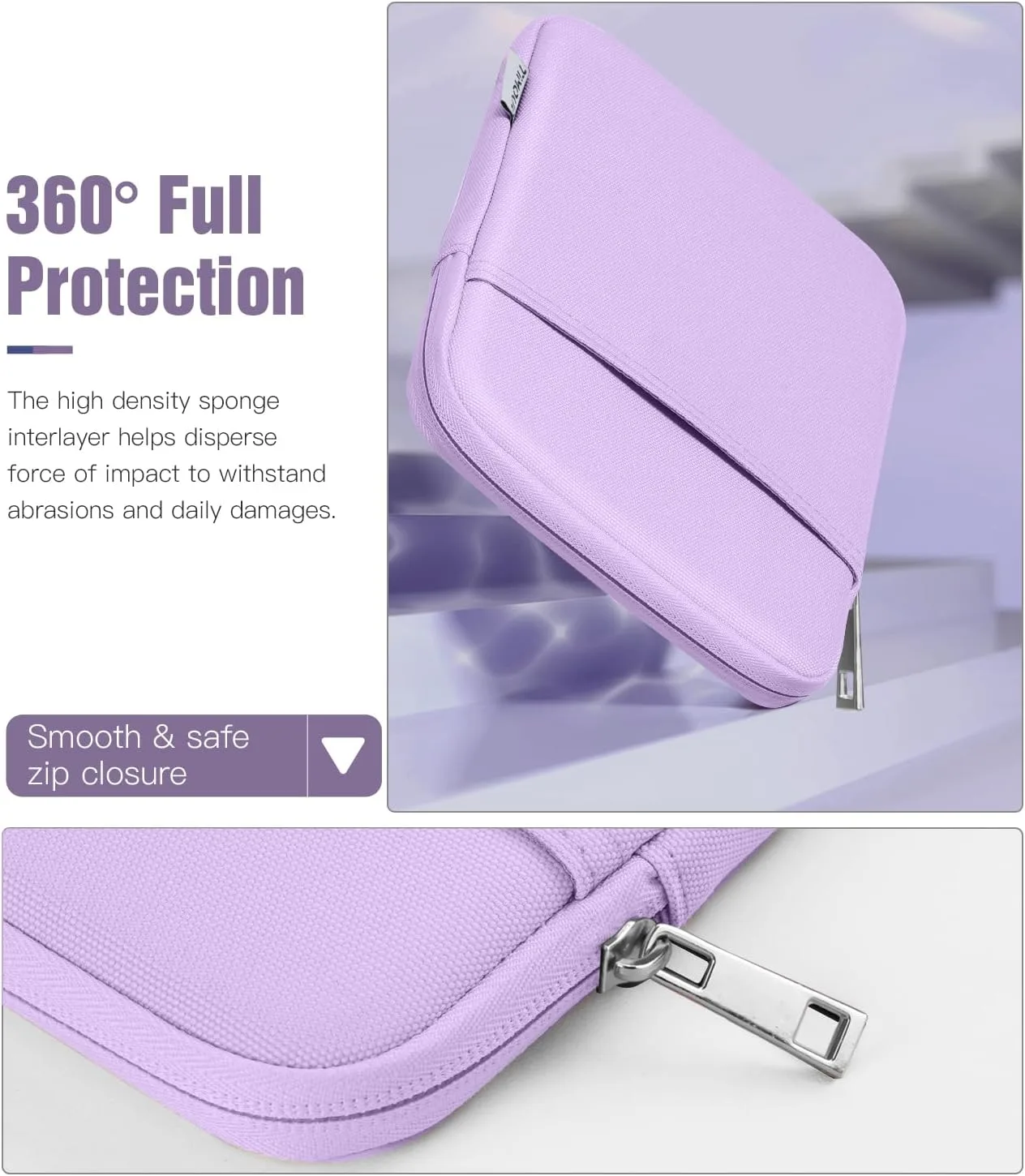 TiMOVO 6-7 Inch Sleeve Case for eReader, Taro Purple