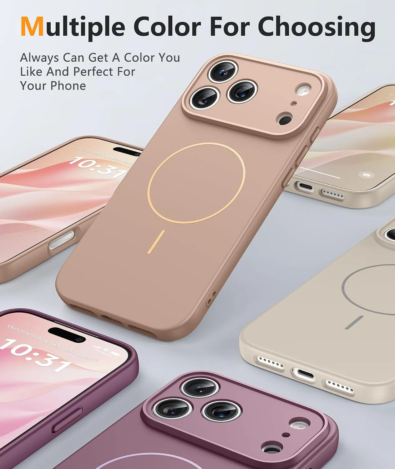 FNTCASE for iPhone 18 Pro Case/iPhone 17 Pro Case, Fit for Magsafe