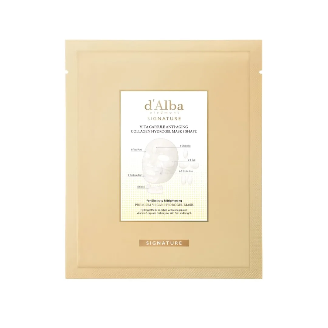 Signature Vita Capsule Anti-Aging Hydrogel Mask 8-Shape (1 Sheet)
