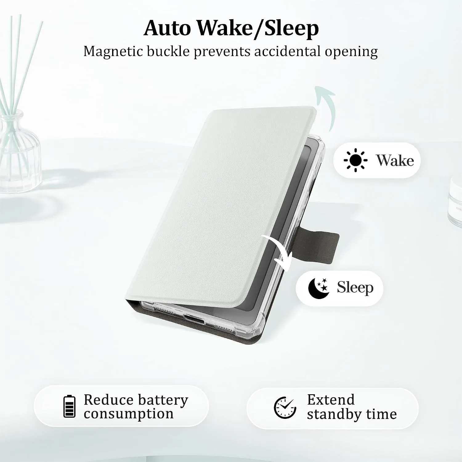 2in1 Case for Onyx BOOX Palma 2 Magnetic Detachable Folio Cover