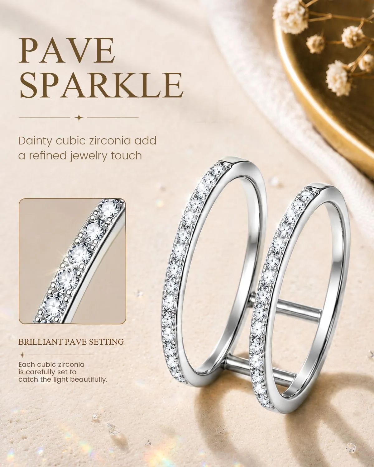 Smart Ring Cover Compatible with Oura Ring 5, 14K Gold Plated Ring Jacket