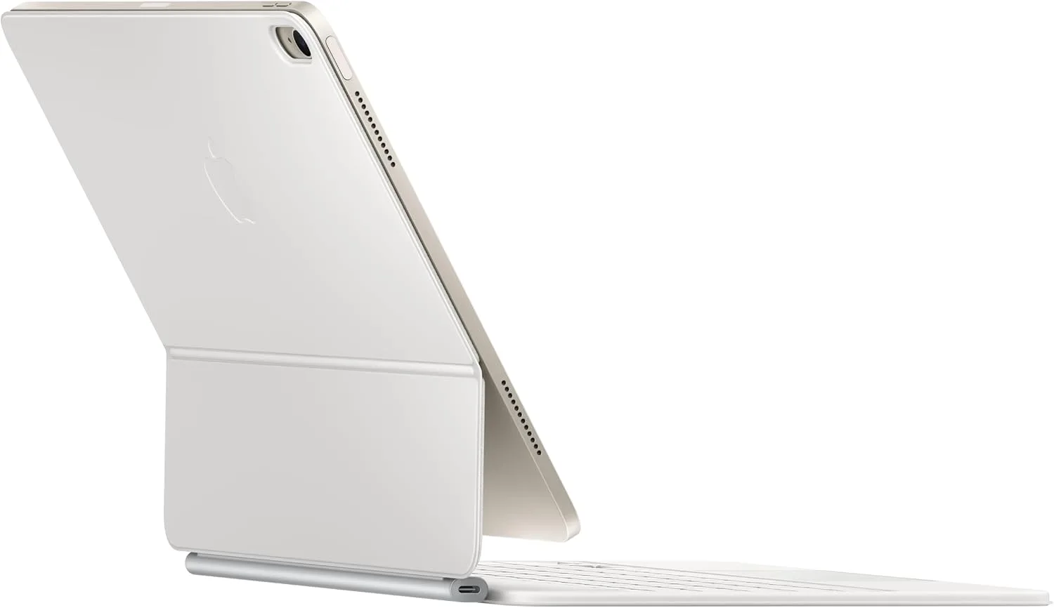Apple Magic Keyboard: Keyboard and Case for iPad Air 13-inch (M2, M3, and M4), US English — White