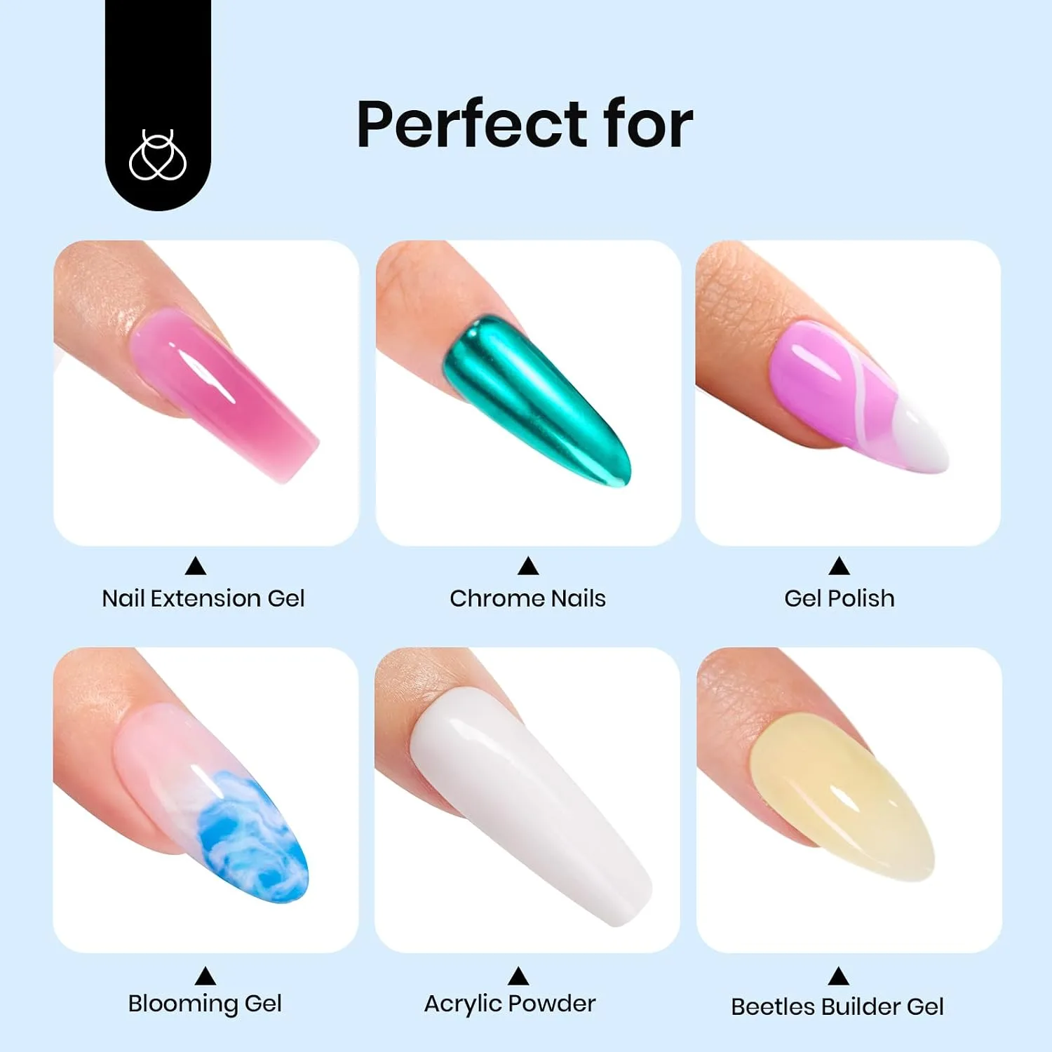 Beetles 2Pcs 15ml Nail Dehydrator & Primer, Hema-Free Acidless Bonding Agent