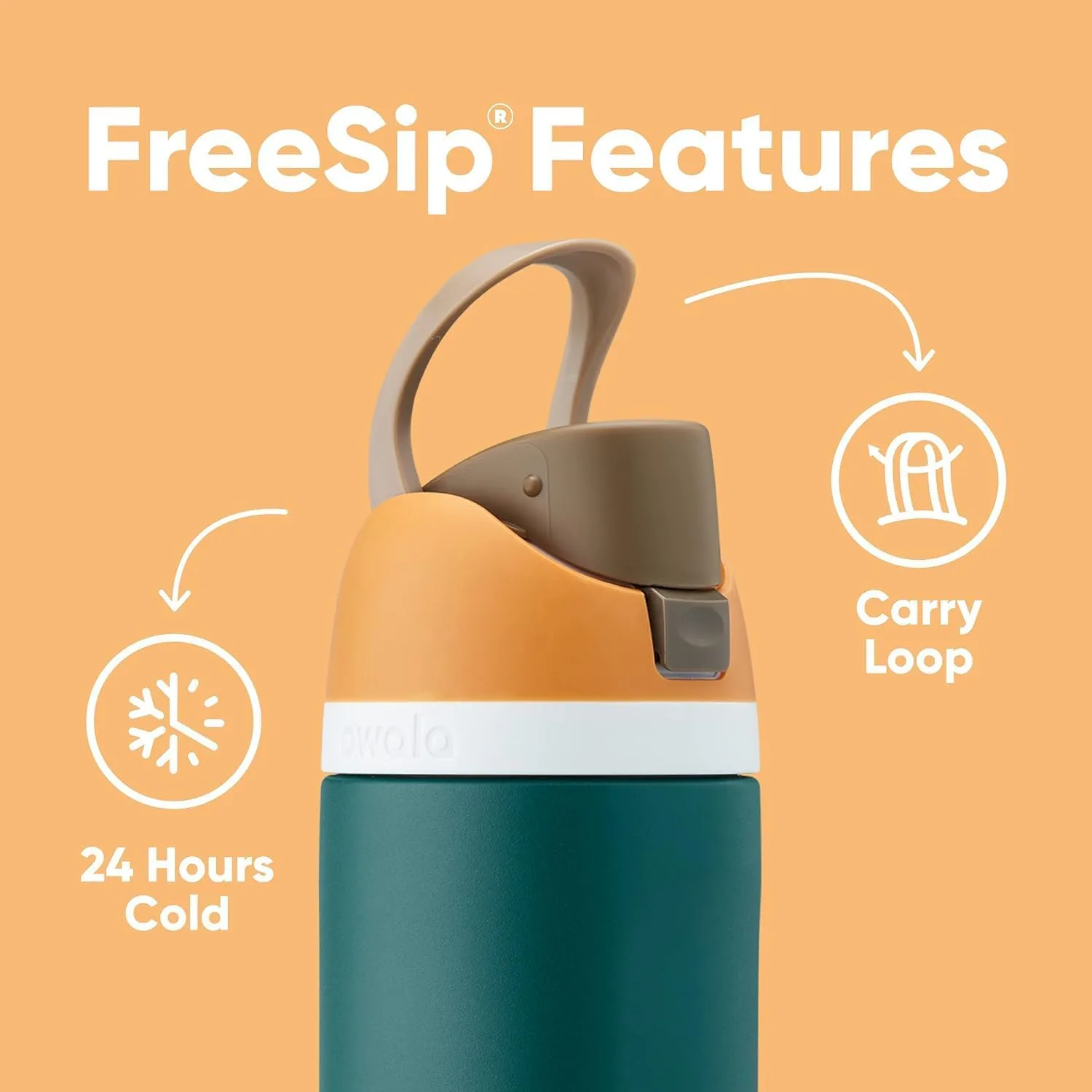 Owala FreeSip Stainless Steel Water Bottle 40 oz Candy Store