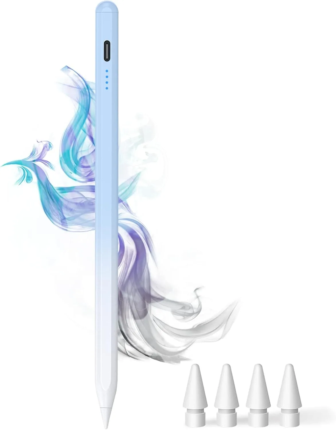 DOGAIN A8 Stylus Pen for iPad 2018-2026, Palm Rejection-Gradient Blue