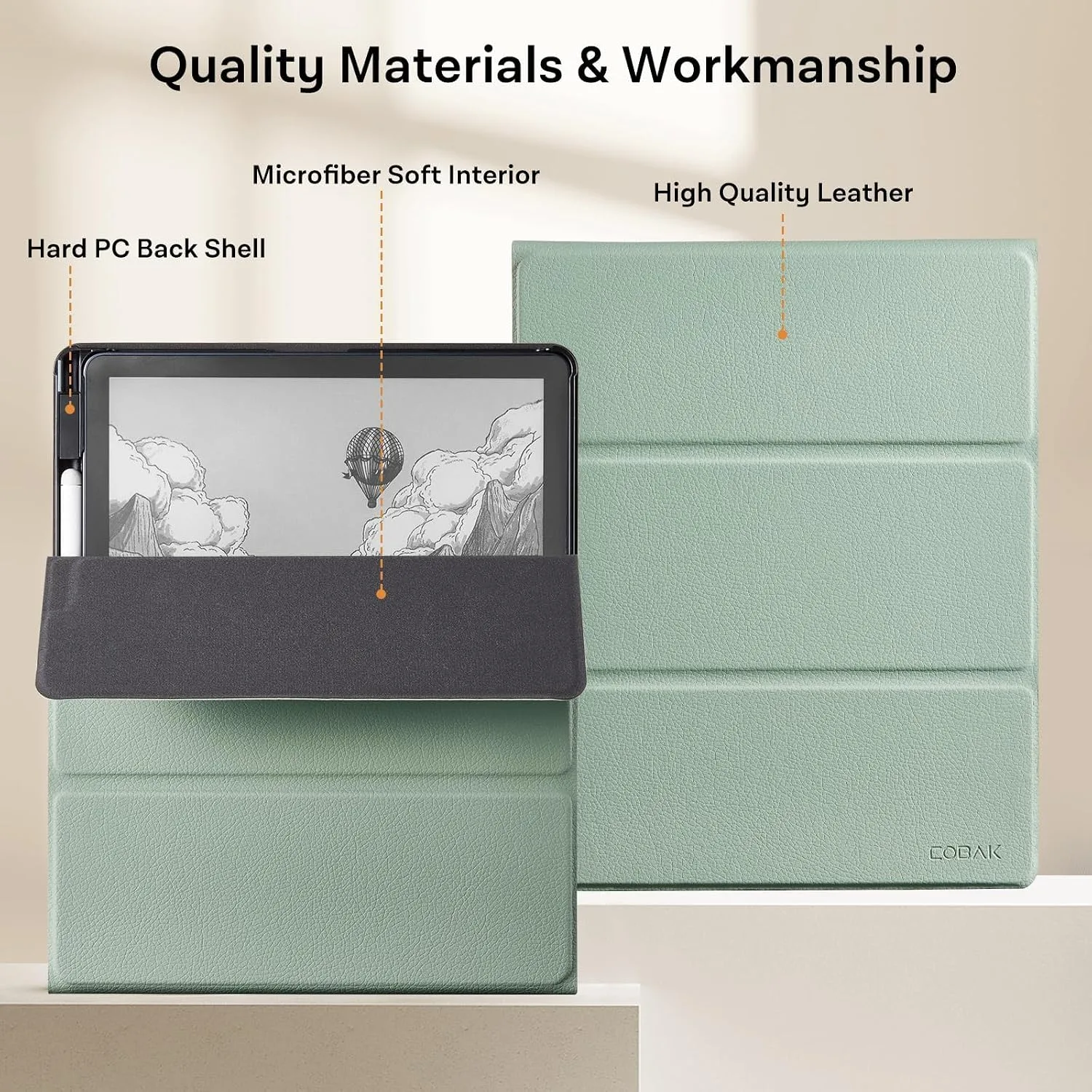 CoBak Stand Case for 11" Kindle Scribe 3rd Gen 2025 & Colorsoft