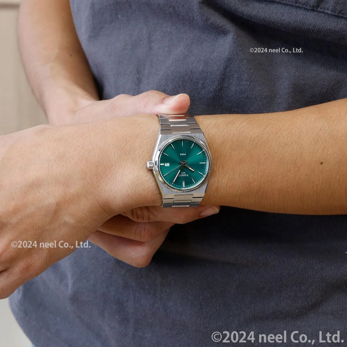Tissot PRX, Swiss Quartz, 35mm, Green Dial, Watch