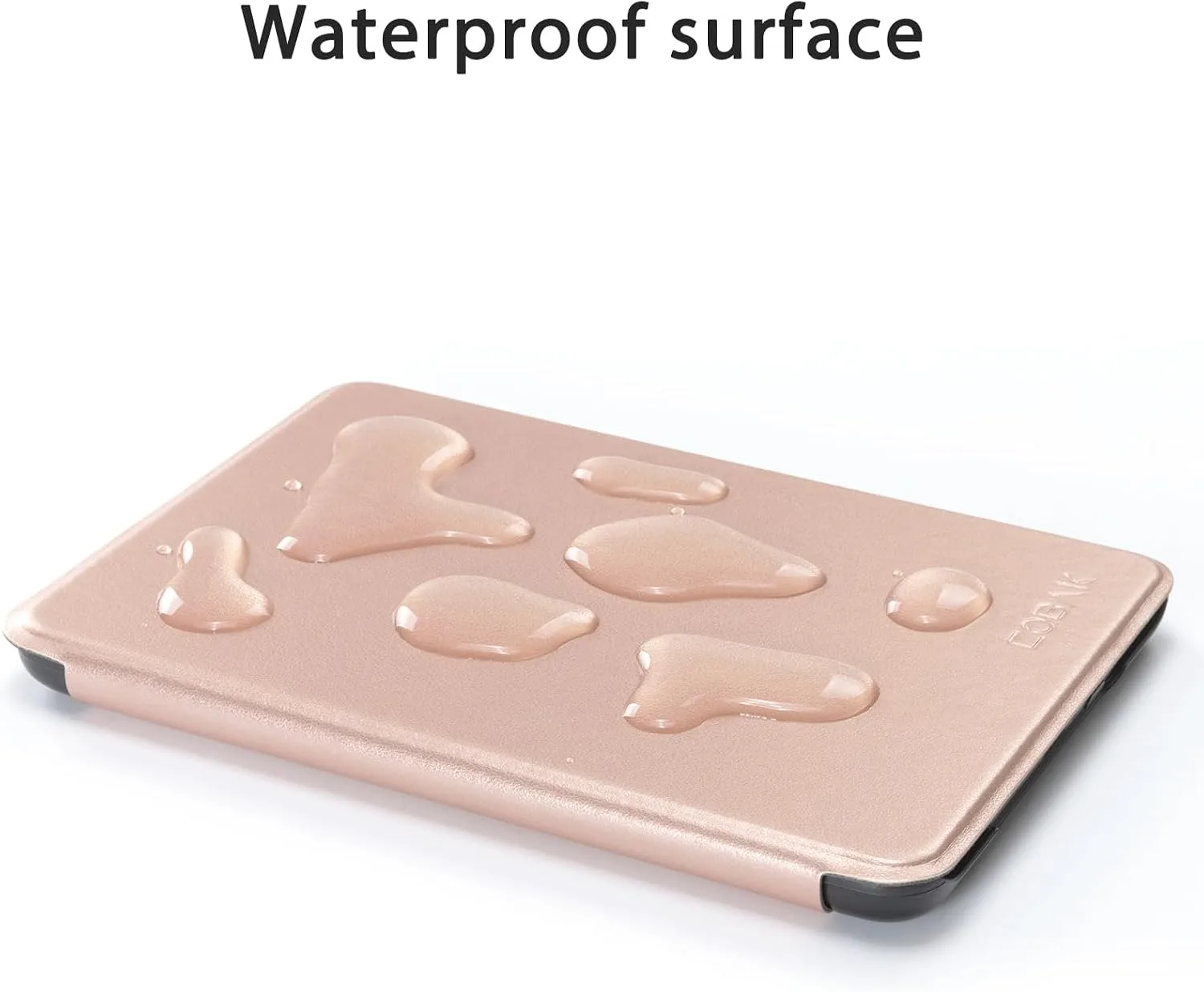 CoBak Case for All New 6 Inch E-Reader 2024 and 2022 (11 Generation) - PU Leather Smart Cover, Auto Sleep and Wake, not Compatible with Kobo Clara.Rose Gold