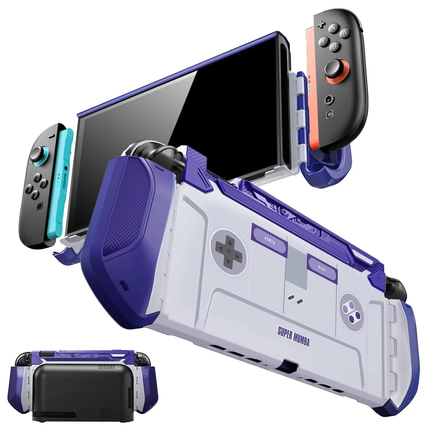 Mumba Dockable Protective Case for Nintendo Switch 2,Blade Series,Retro