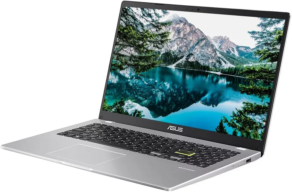 ASUS Lightweight 15.5" Full HD Laptop, Windows 11 Home OS, Intel Celeron Processor Up to 2.76GHz, 4GB LPDDR4, 128GB SSD, Backlit Keyboard, Dreamy White (Renewed)