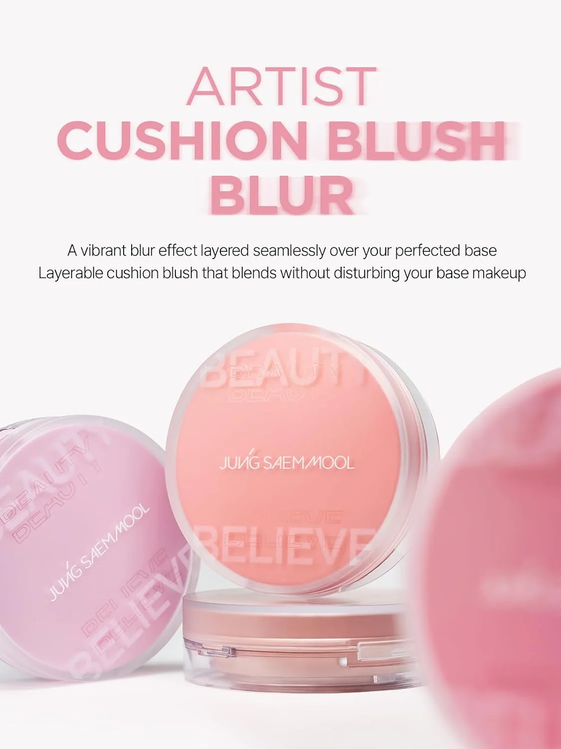 JUNG SAEM MOOL Artist Cushion Blush Blur | Merry Pink