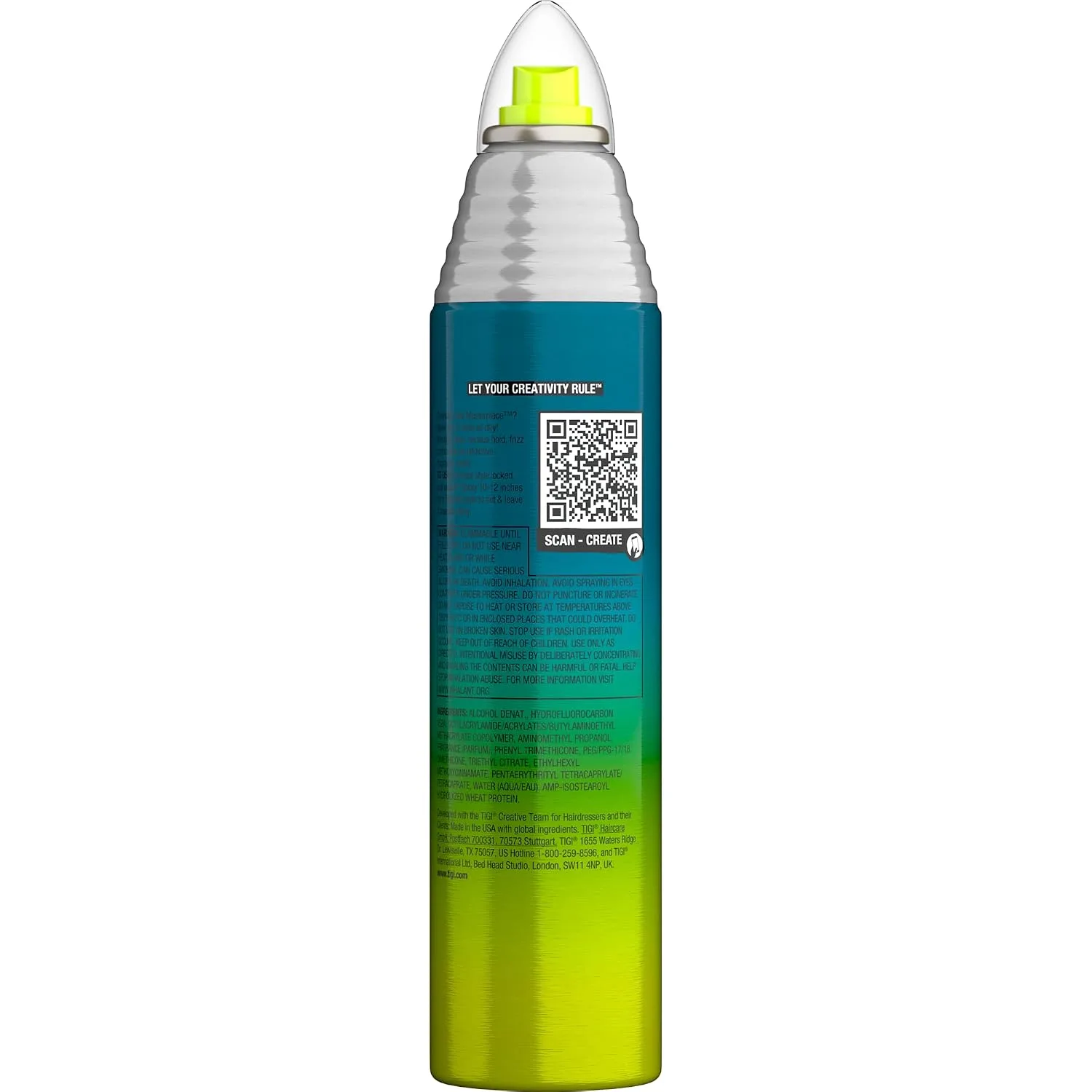 TIGI Bed Head Frizz Control Hair Spray, Masterpiece Extra Hold Hair Care Spray for Shiny and Glossy Hair, 10.3 oz