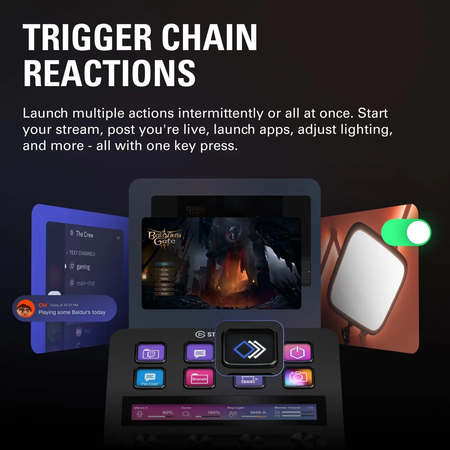 Elgato Stream Deck +, Audio Mixer and Studio Controller