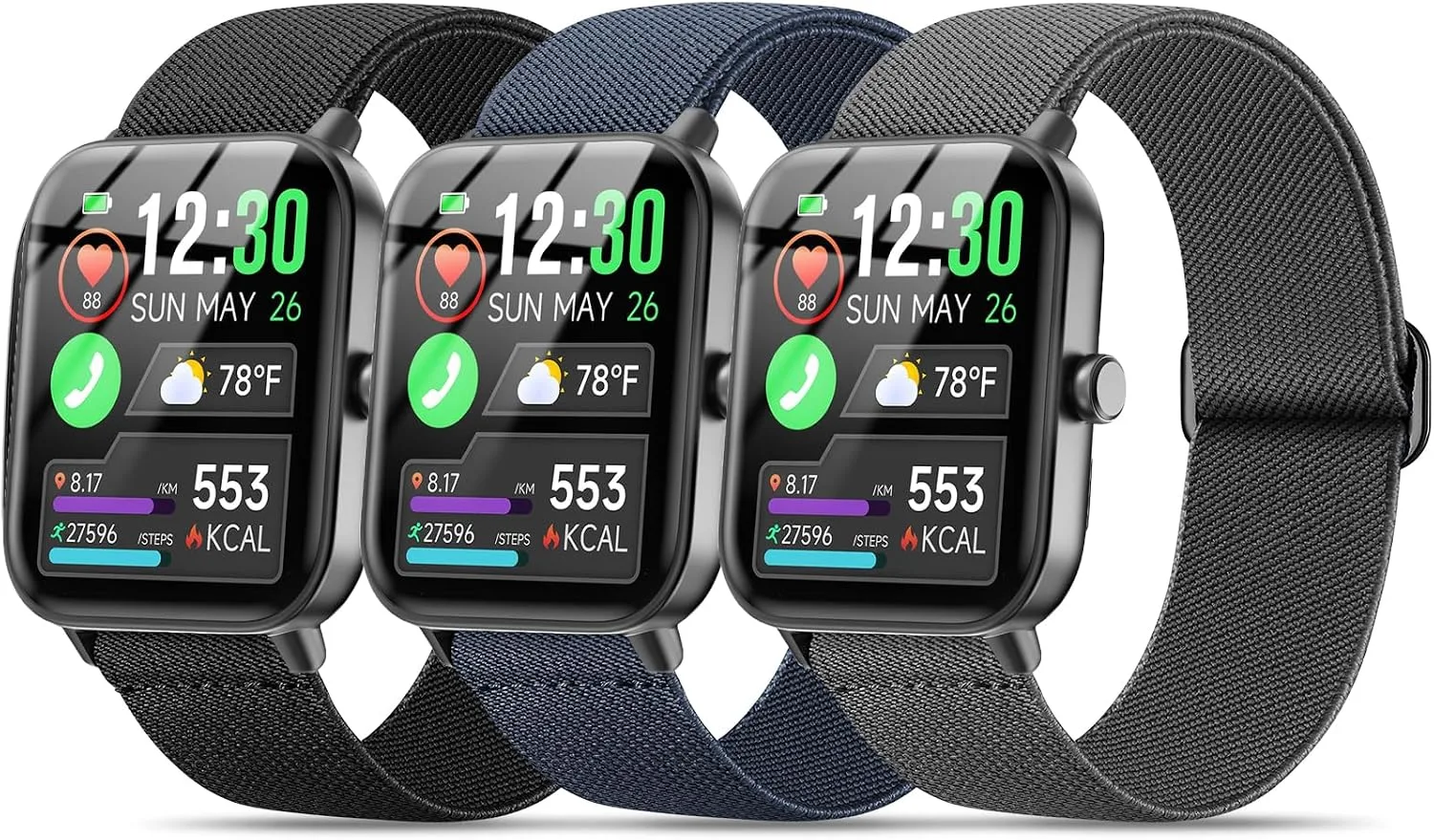 Watch Bands for GloryFit T80/T70/T60/T50/P99/P98 Smartwatch