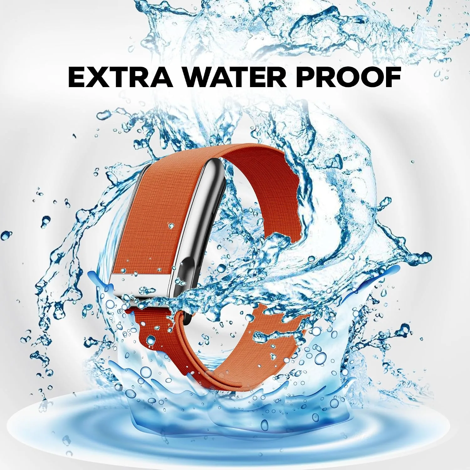 DADO HydroKnit Waterproof Nylon Sport Band Compatible with WHOOP 5.0, One, Peak, and Life | Elastic, Fast-Drying, Water-Resistant, and Comfortable Strap for Active Lifestyles