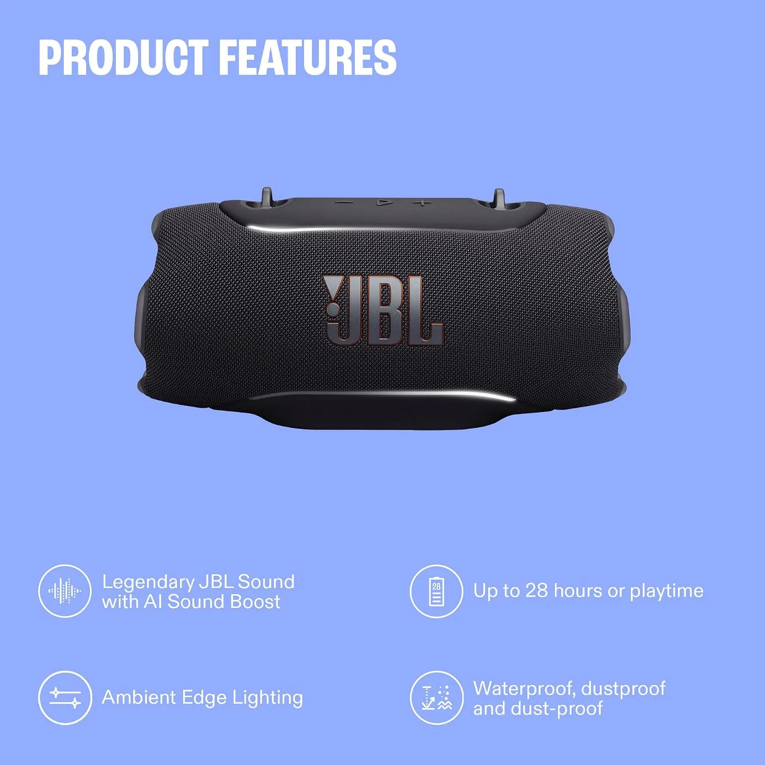 JBL Xtreme 5 - Portable Waterproof Speaker - Black
