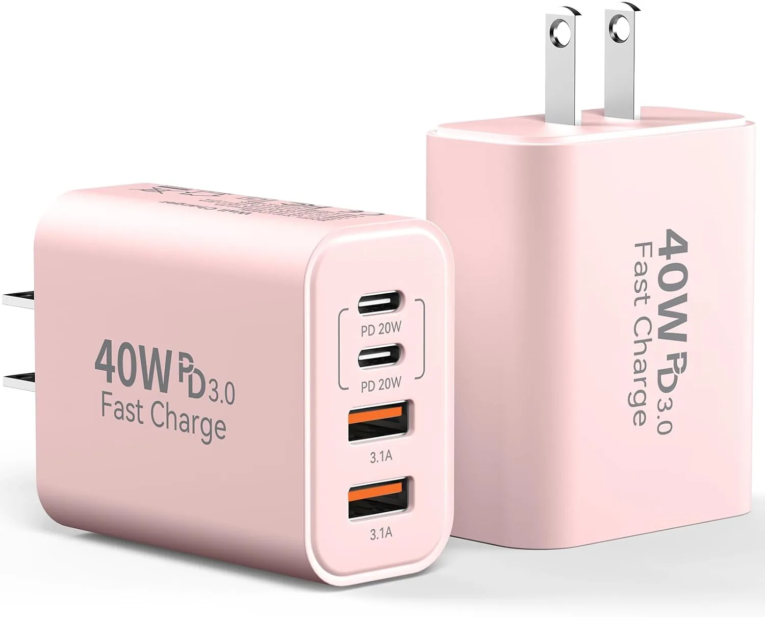 USB C Charger Block Multiple Ports Wall Charger Fast Phone Charging Blocks