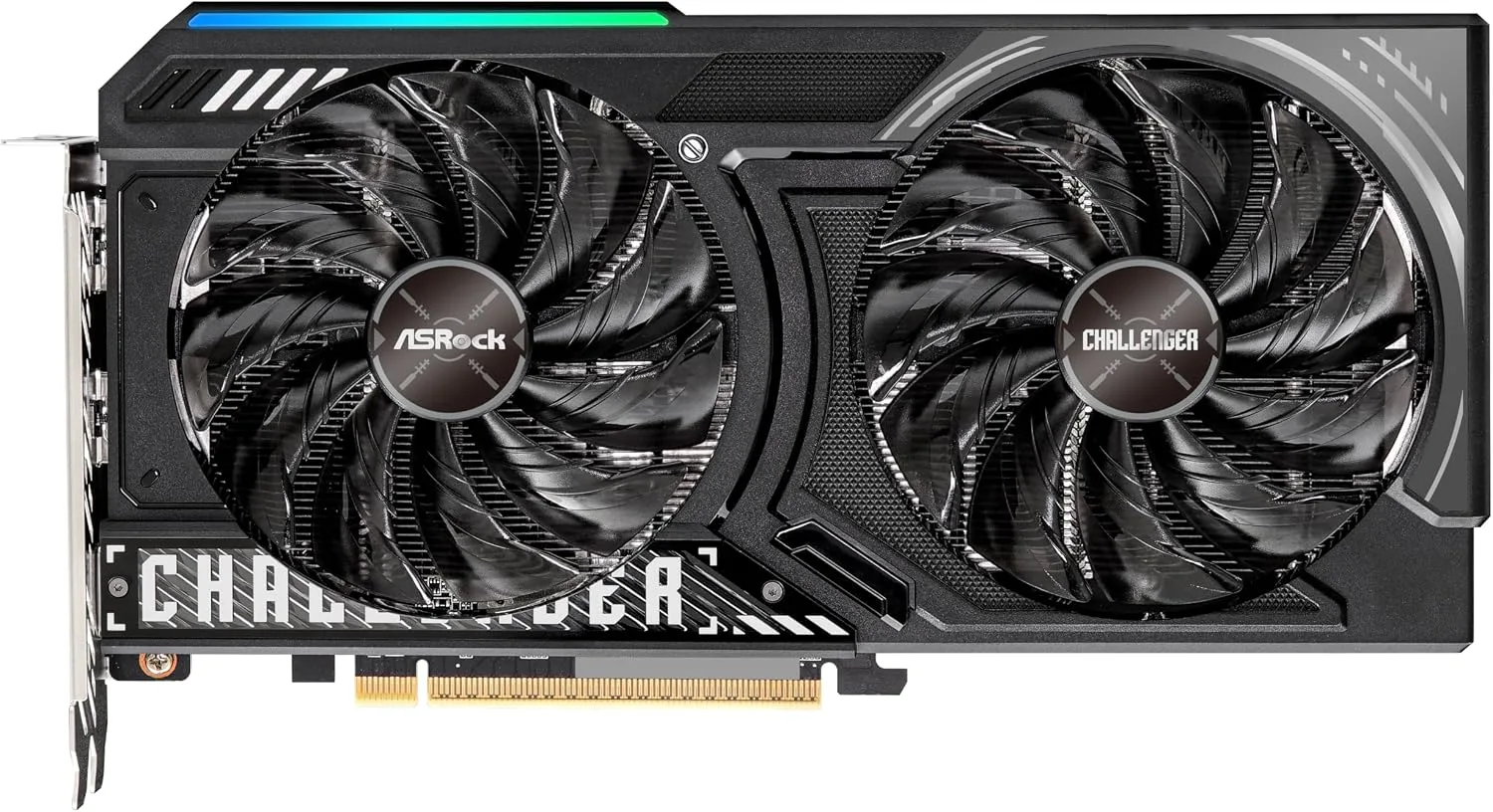 ASRock Radeon RX 9060 XT Challenger 16GB OC, RDNA 4, 3290MHz Boost, 16GB GDDR6 128-bit, PCIe 5.0, Dual Fans, 0dB Silent, LED Indicator, DisplayPort 2.1a, HDMI 2.1b